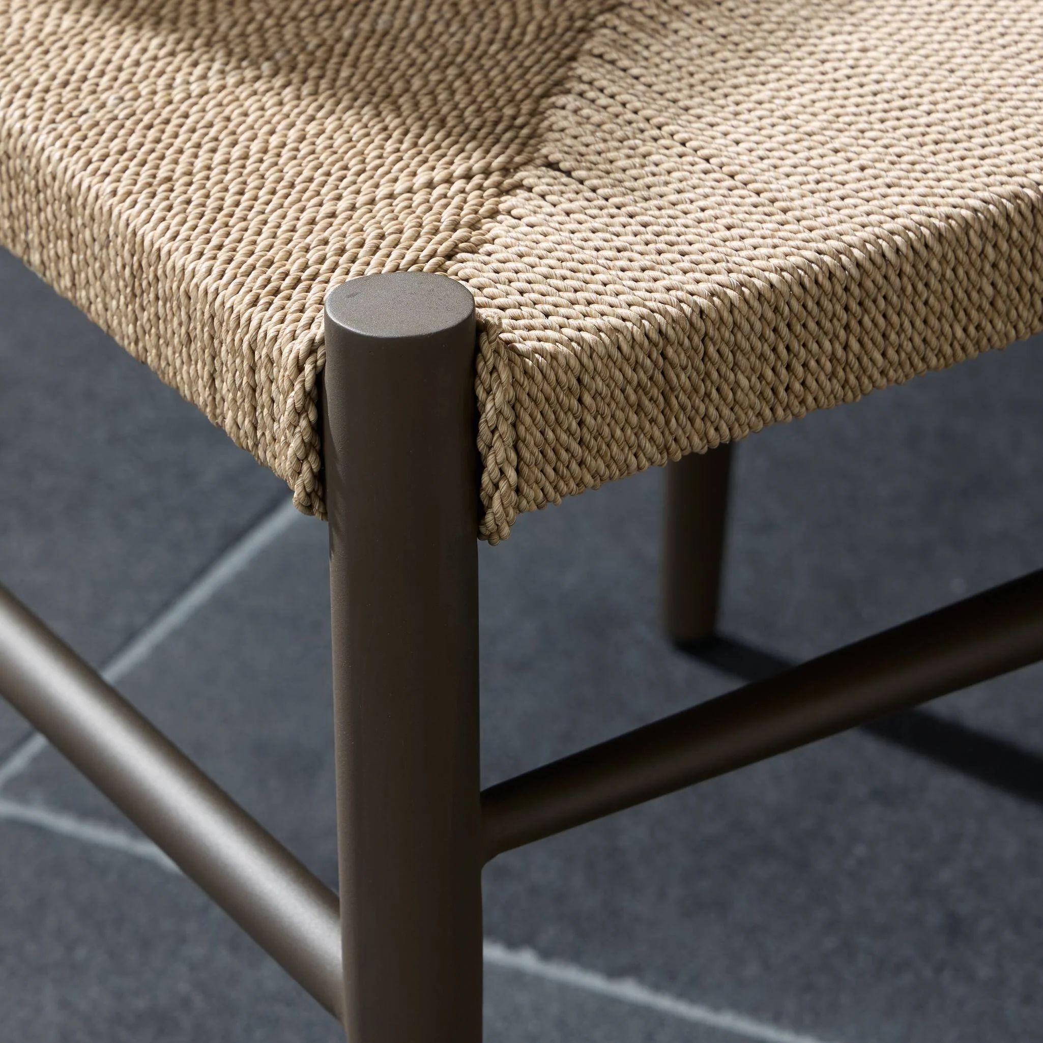 Lomas Outdoor Metal Dining Chair - Image 2
