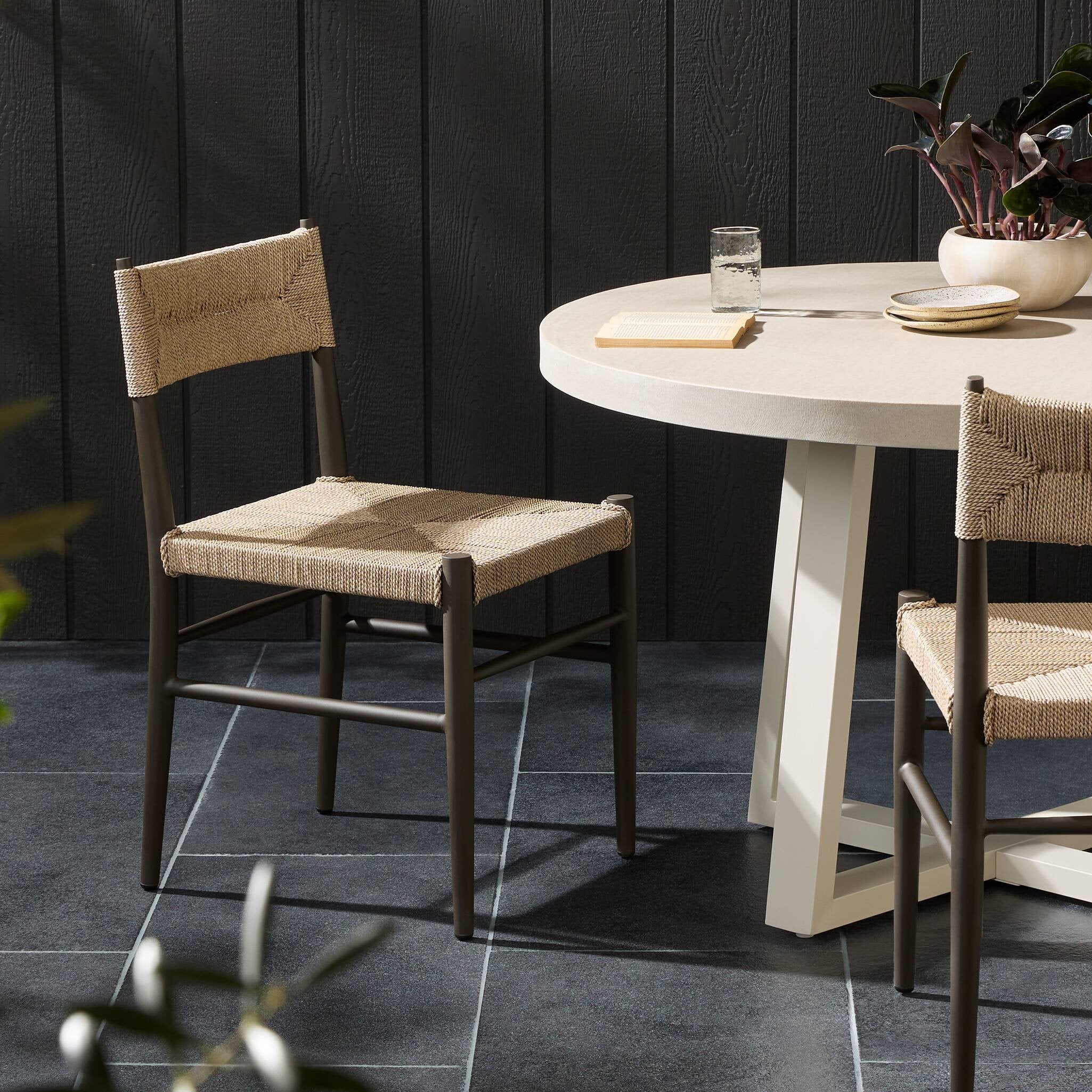 Lomas Outdoor Metal Dining Chair - Image 6