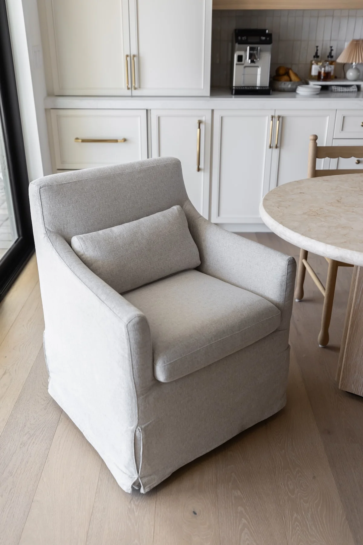 Lydia Slipcover Dining Chair - Image 3