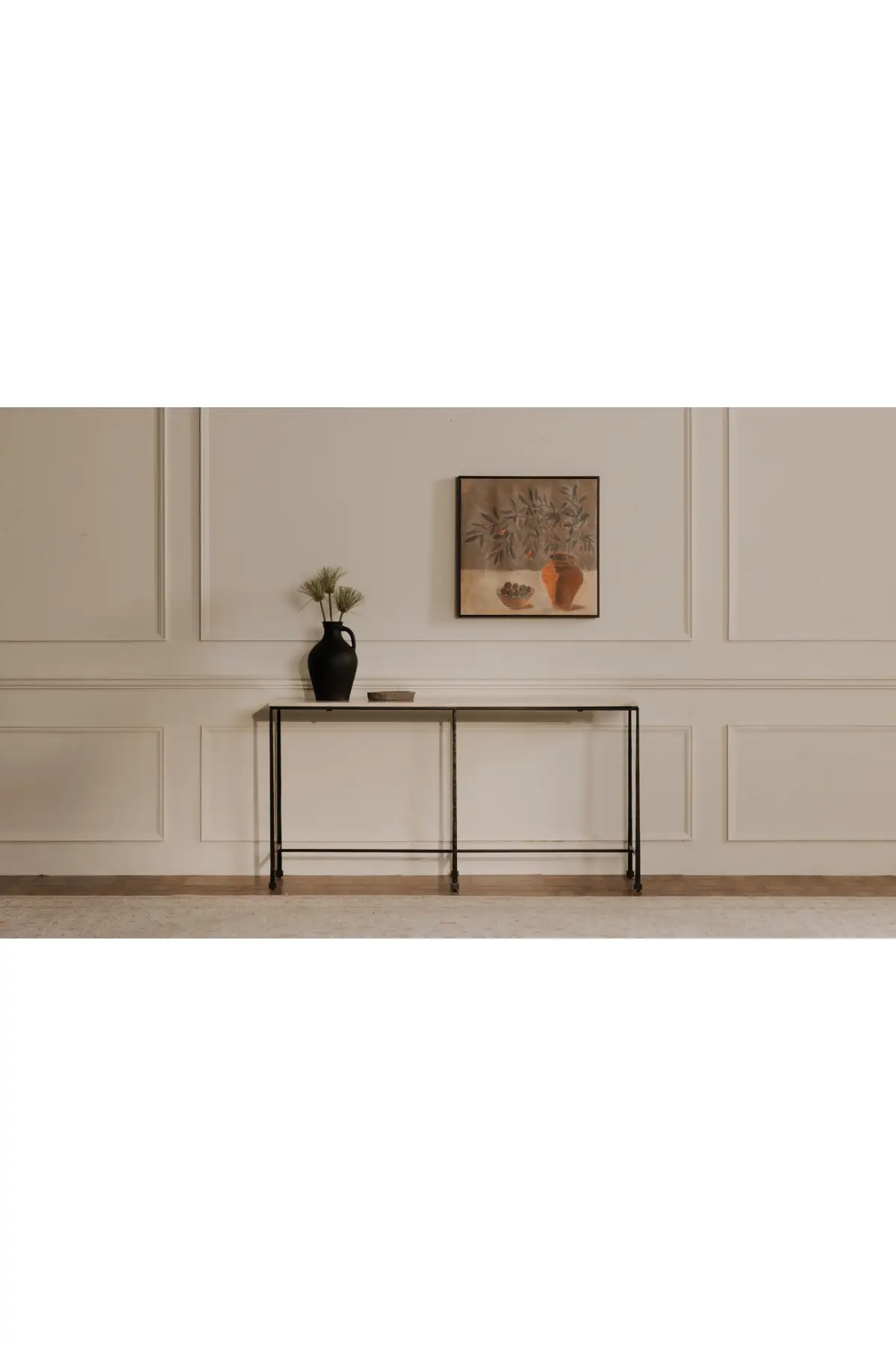 Lyra Terracotta Vase - Black - Image 2
