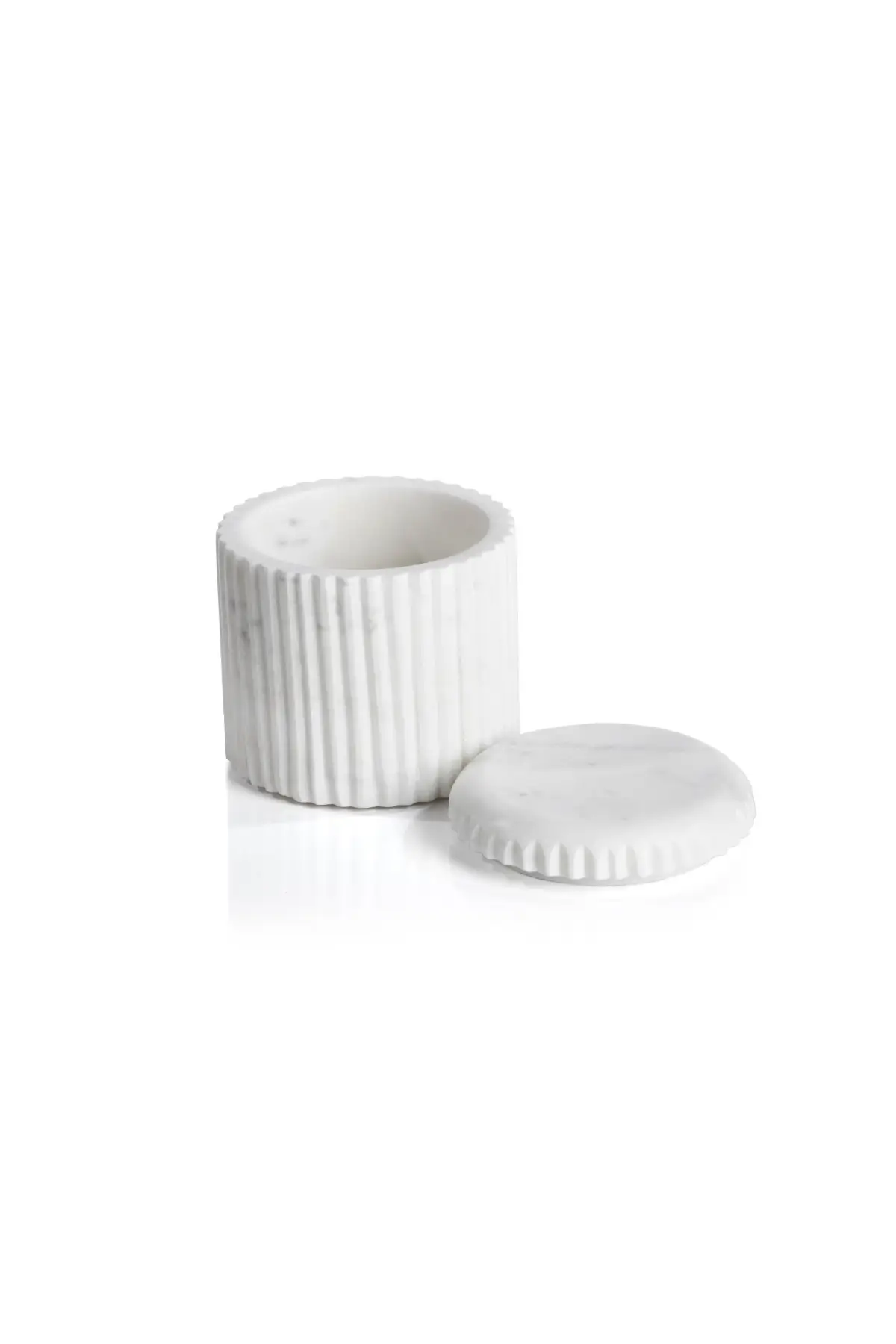 Mannara Marble Lidded Container