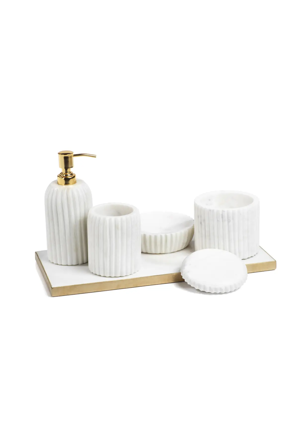Mannara Marble Lidded Container - Image 3