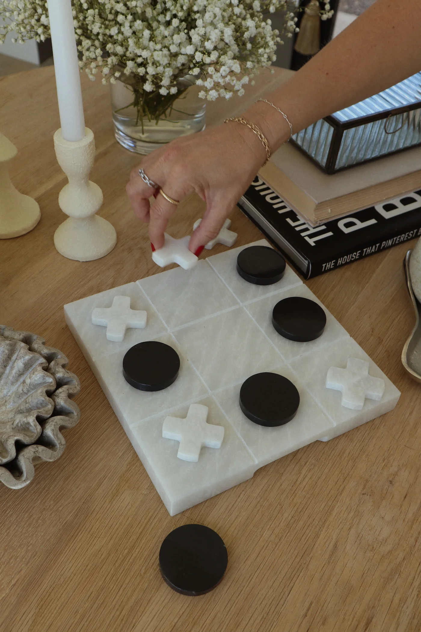 Manning Marble Tic-Tac-Toe Set - Image 4