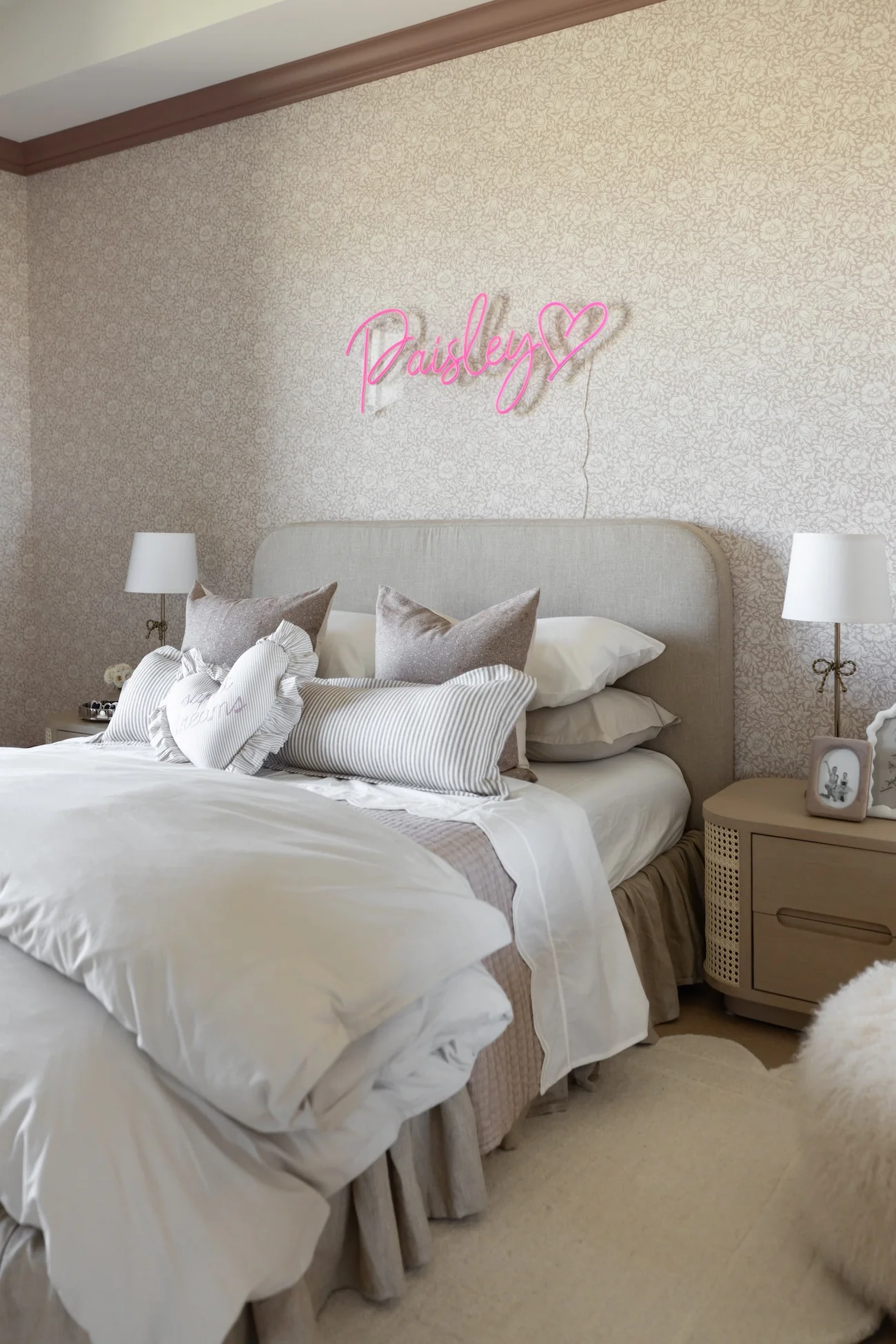 Mina Ruffle Platform Bed - Image 4