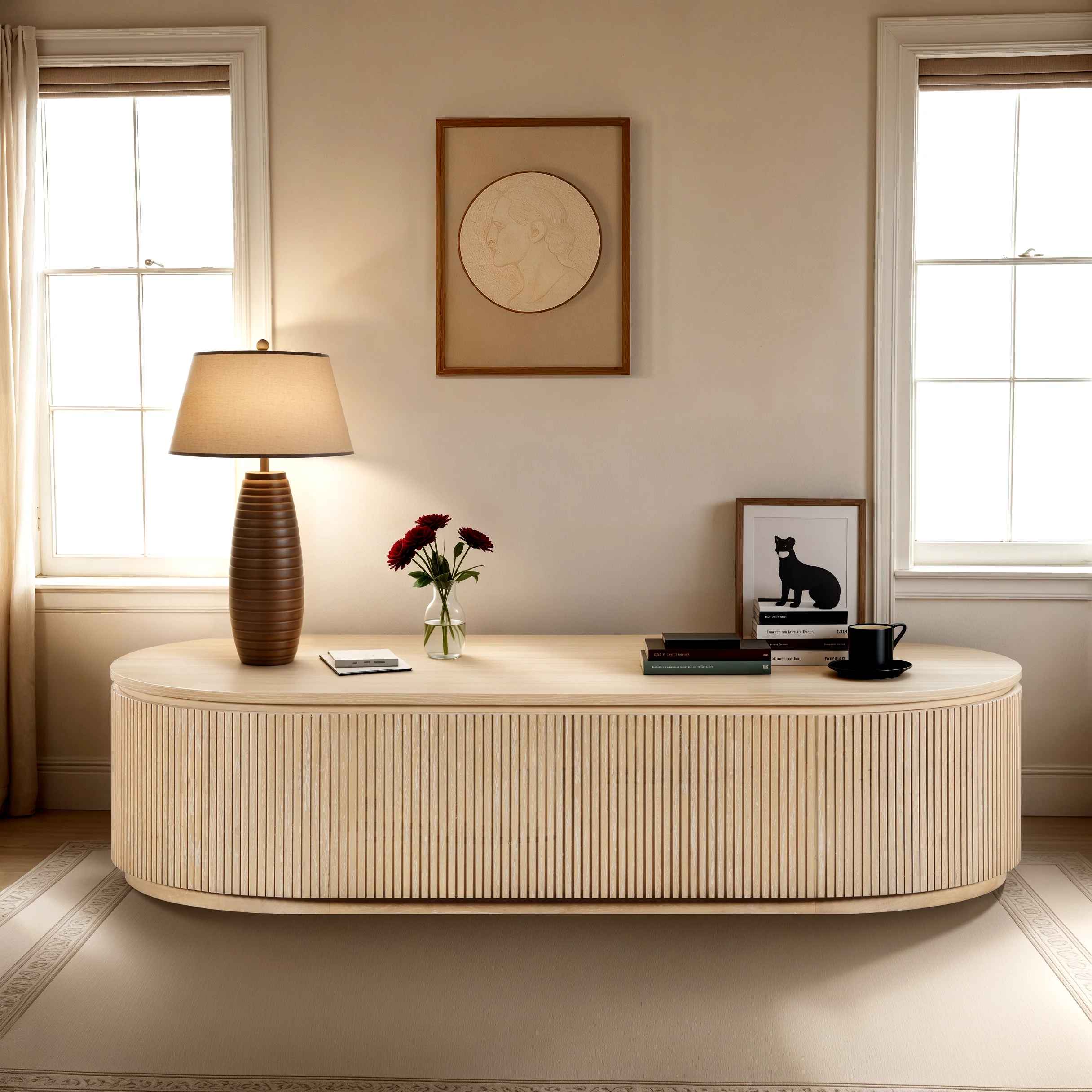 Moana Solid Wood Storage Coffee Table - Image 2