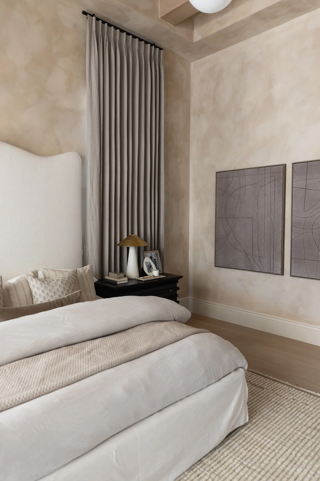 Movement in Taupe I Wall Art - Buff - Image 3