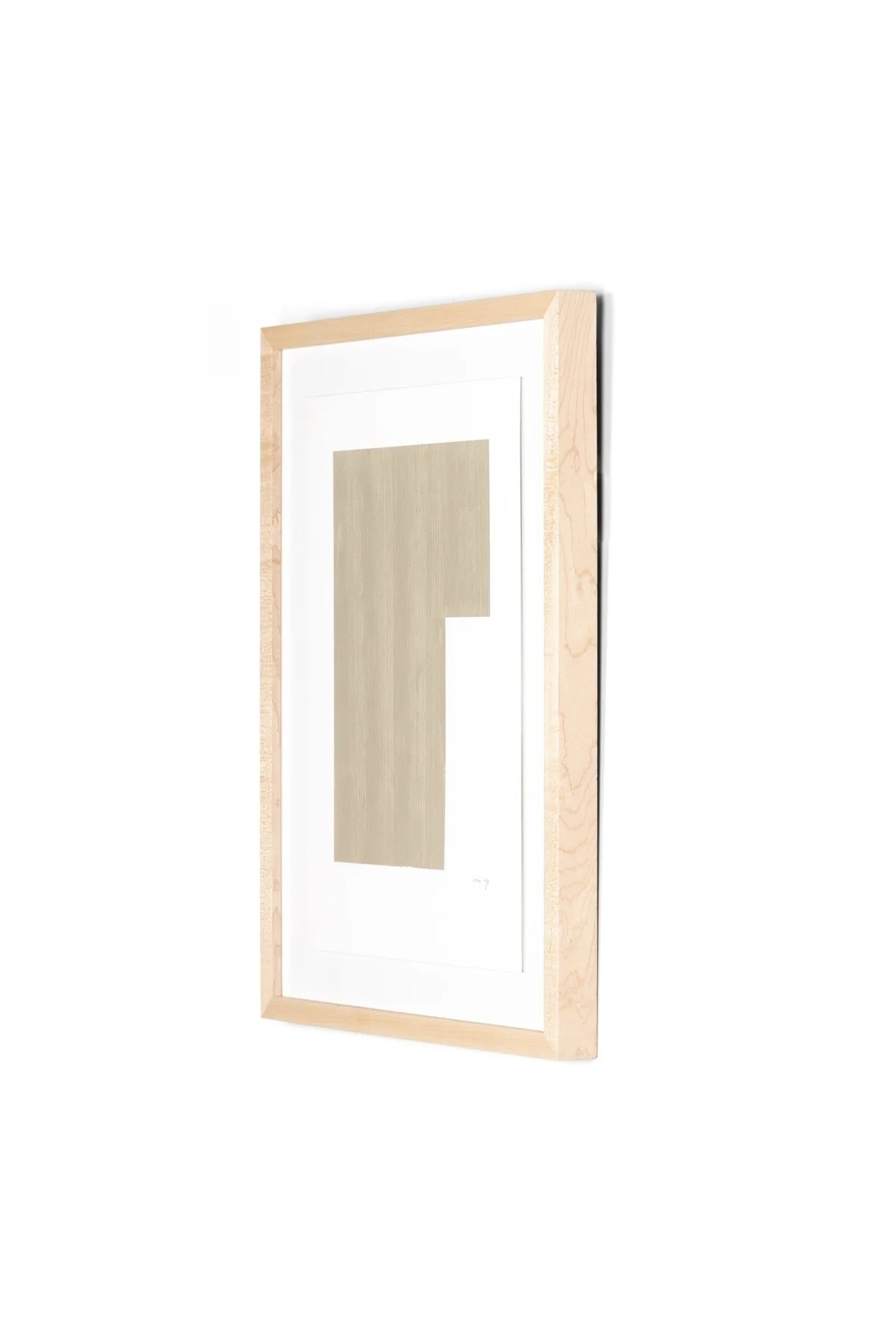 Negative In Taupe Wall Art by The Holly Collective - Image 3