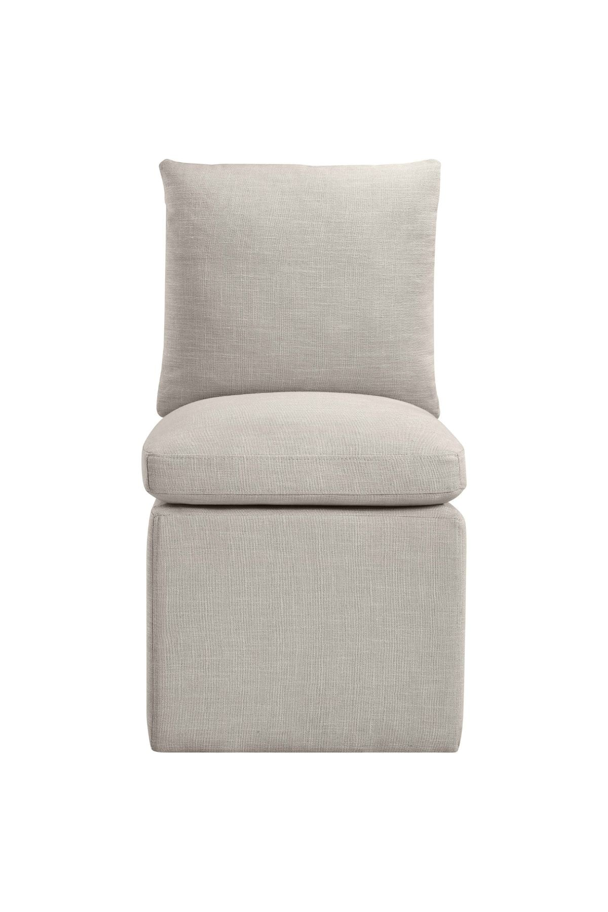 Nelori Linen Textured Performance Dining Chair - Set of 2