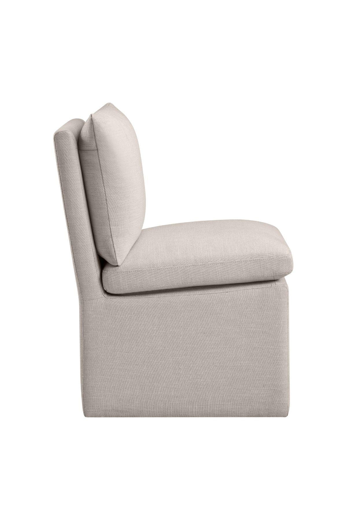 Nelori Linen Textured Performance Dining Chair - Set of 2 - Image 4