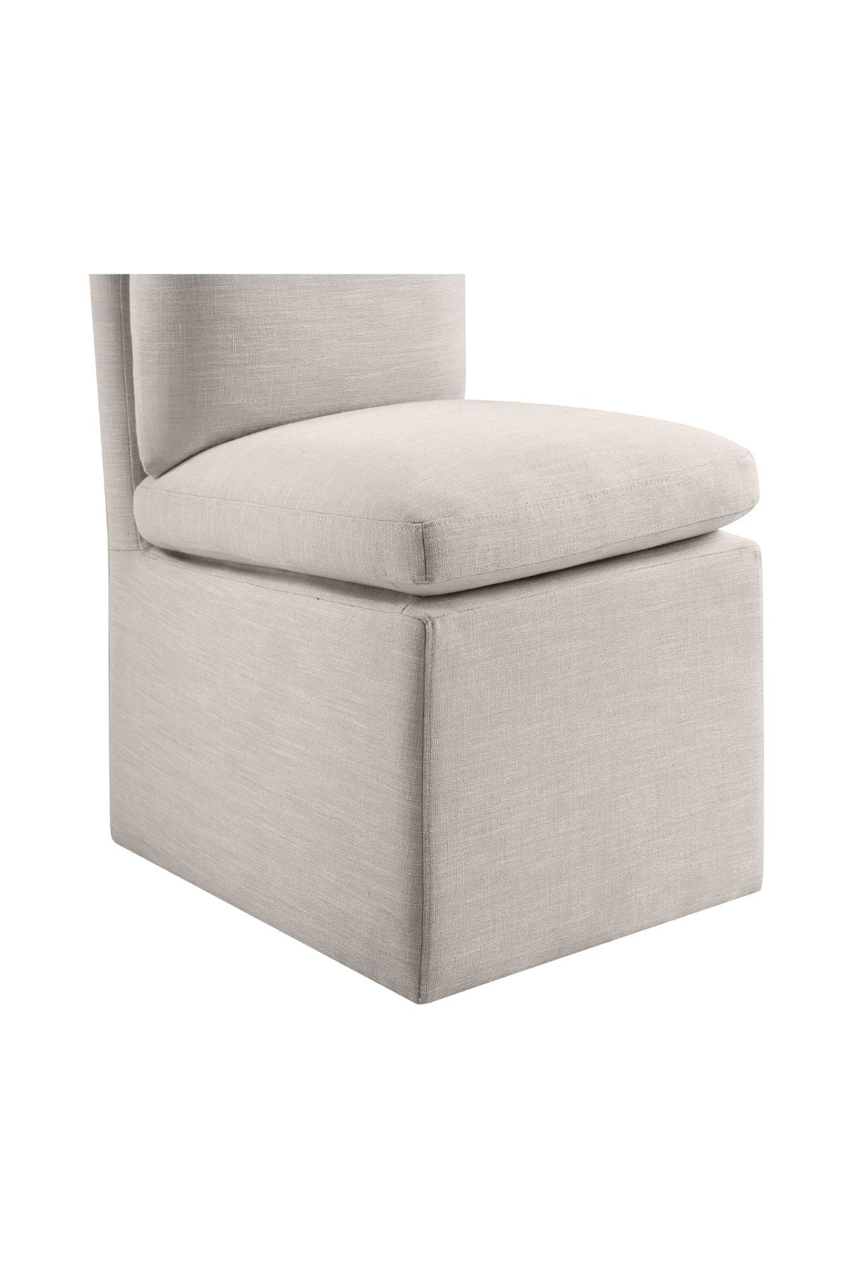 Nelori Linen Textured Performance Dining Chair - Set of 2 - Image 6