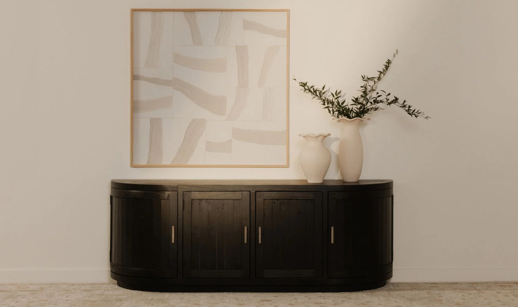 Nicola Media Cabinet - Black - Image 11