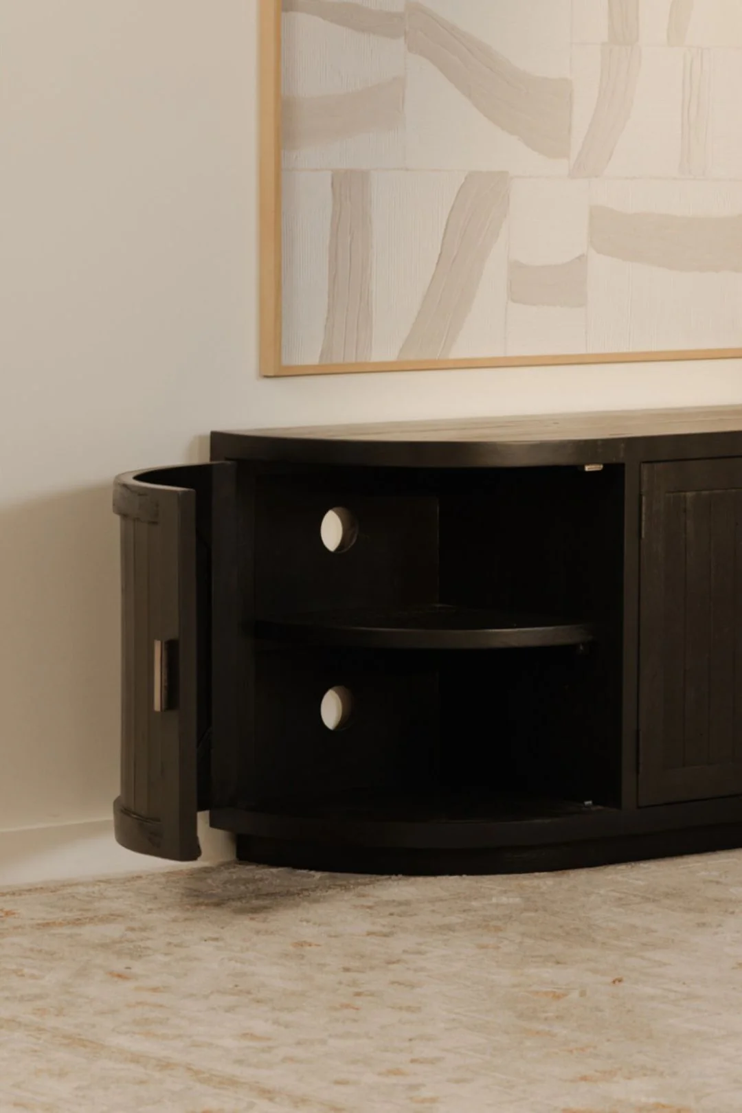 Nicola Media Cabinet - Black - Image 12