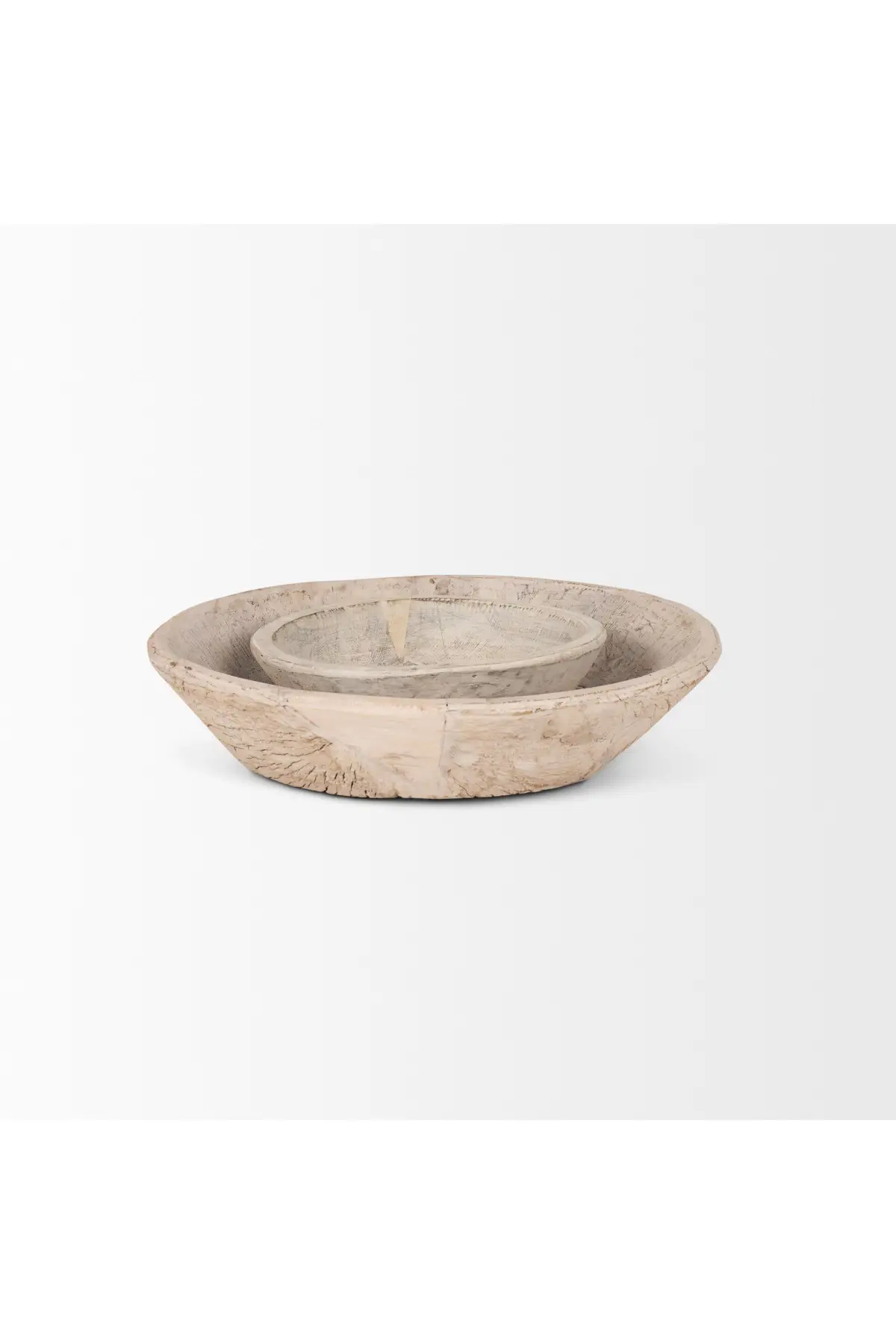 Nikita Reclaimed Wood Bowls - Set of 2 - Image 7