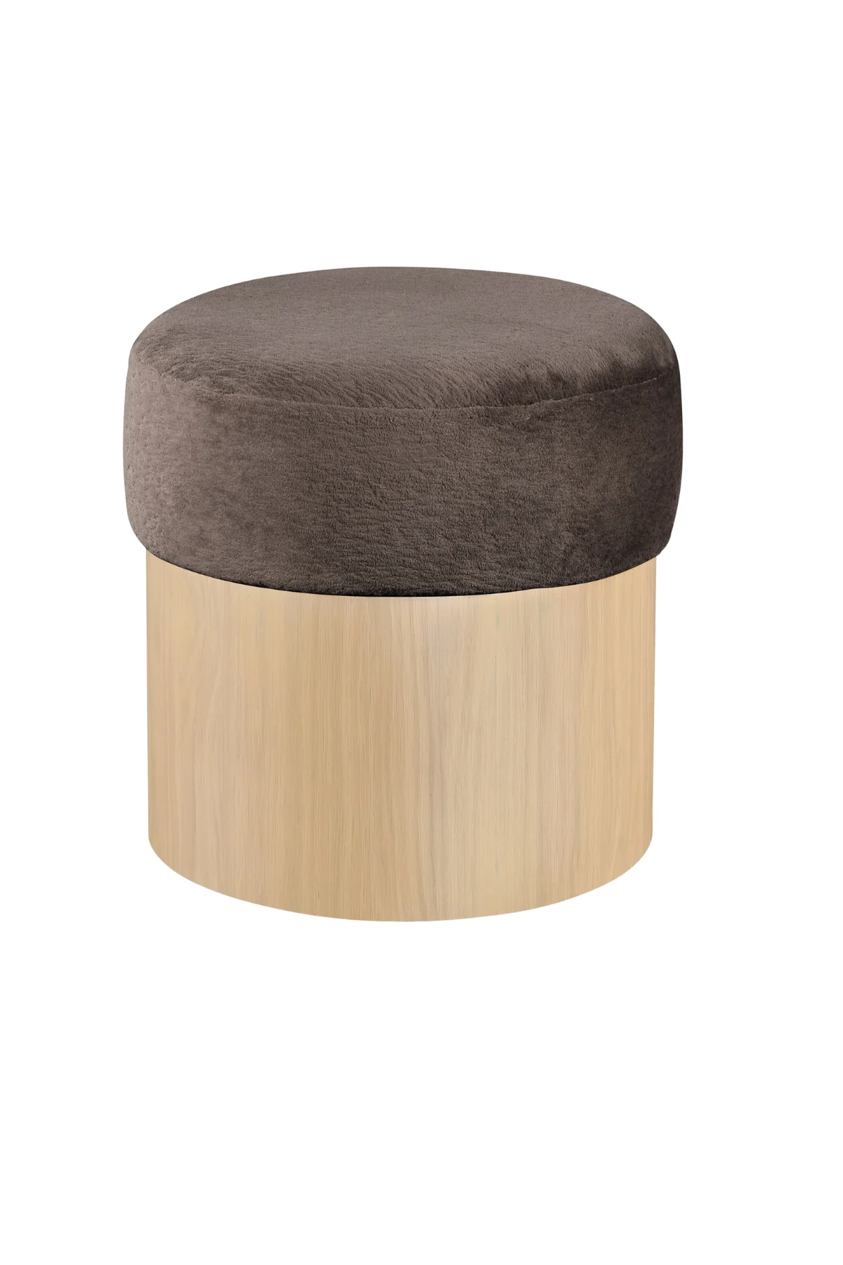 Nimes Velour Fur Ottoman - Image 10