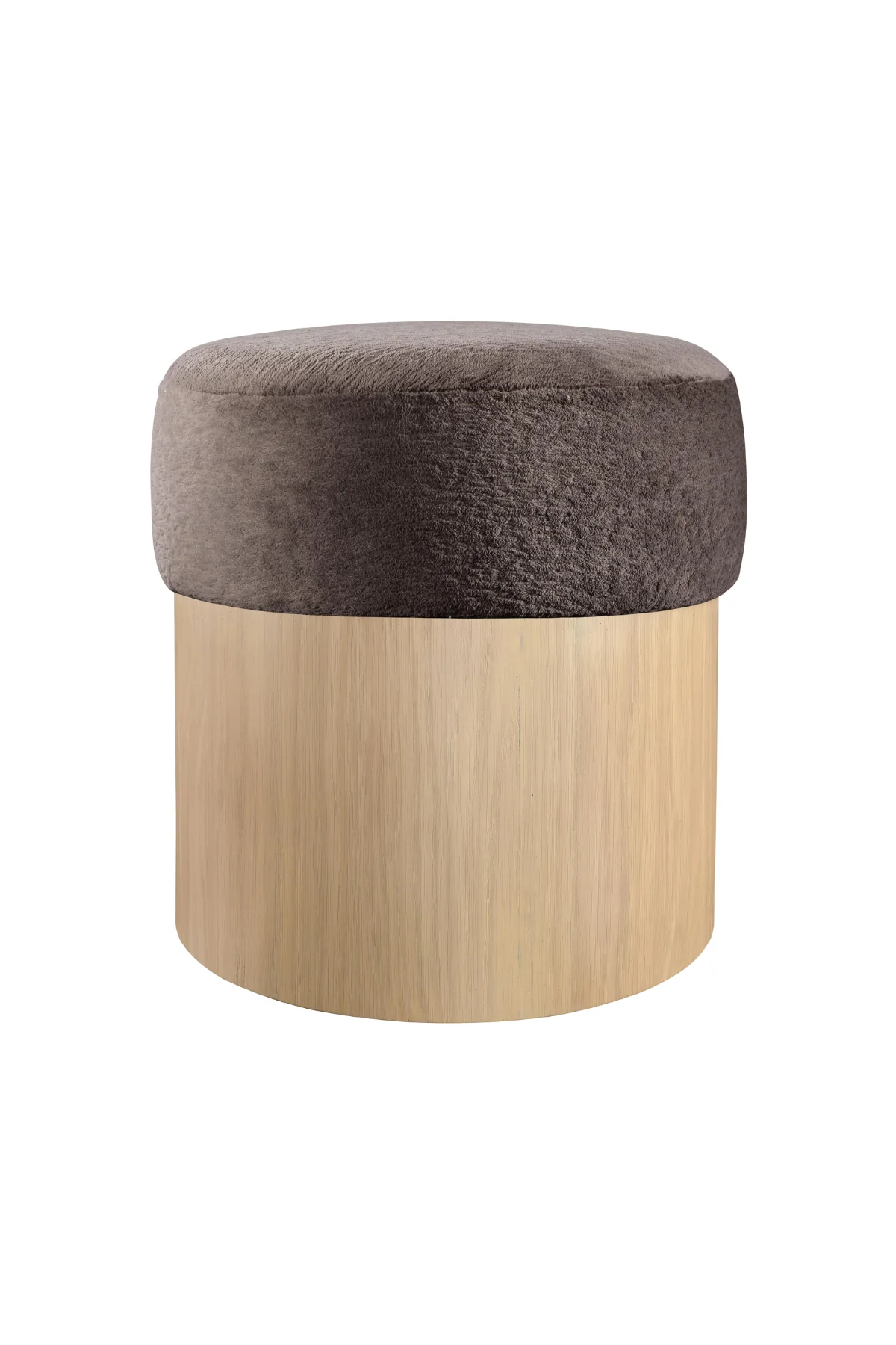 Nimes Velour Fur Ottoman - Image 12