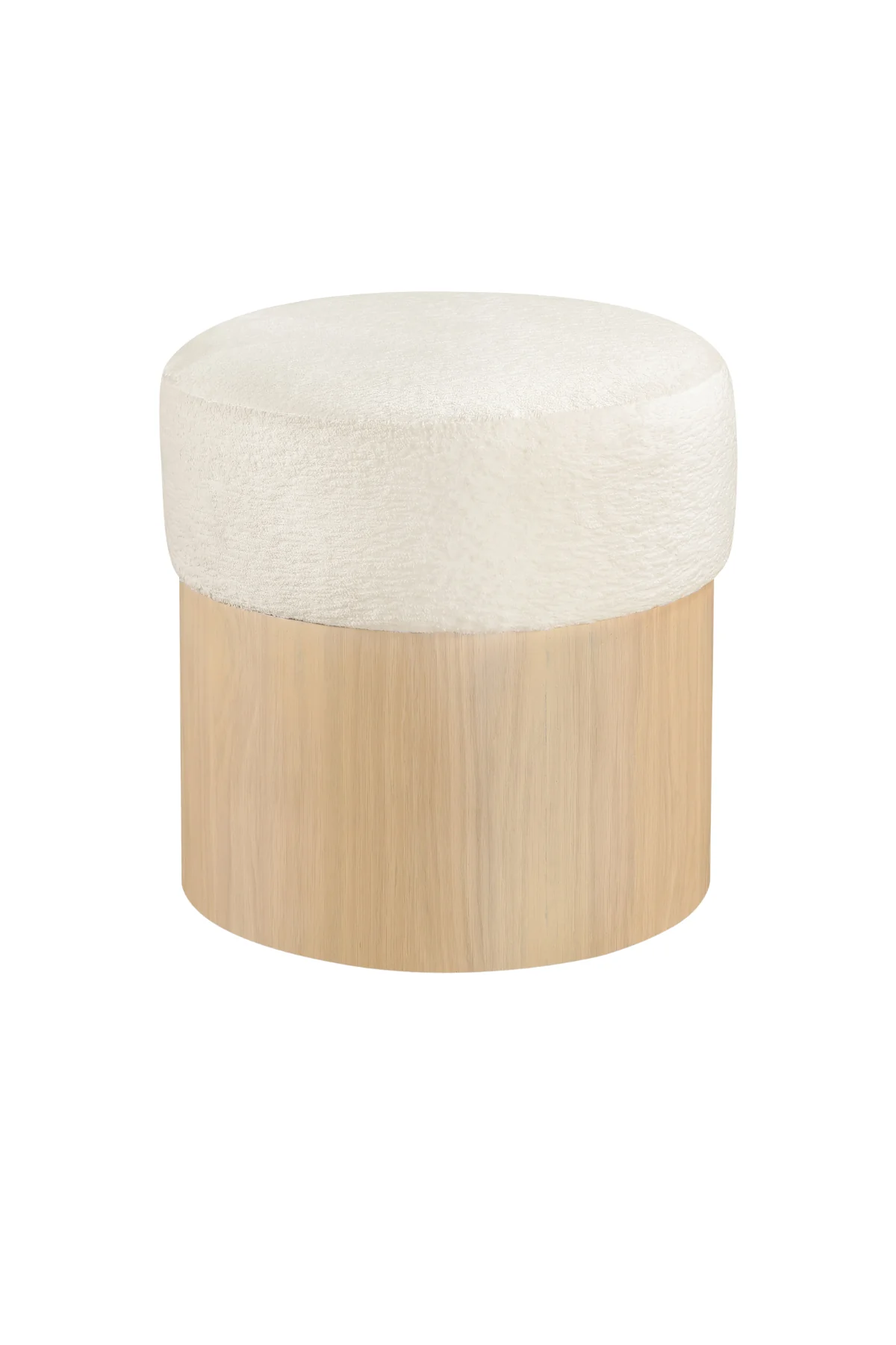 Nimes Velour Fur Ottoman - Image 2