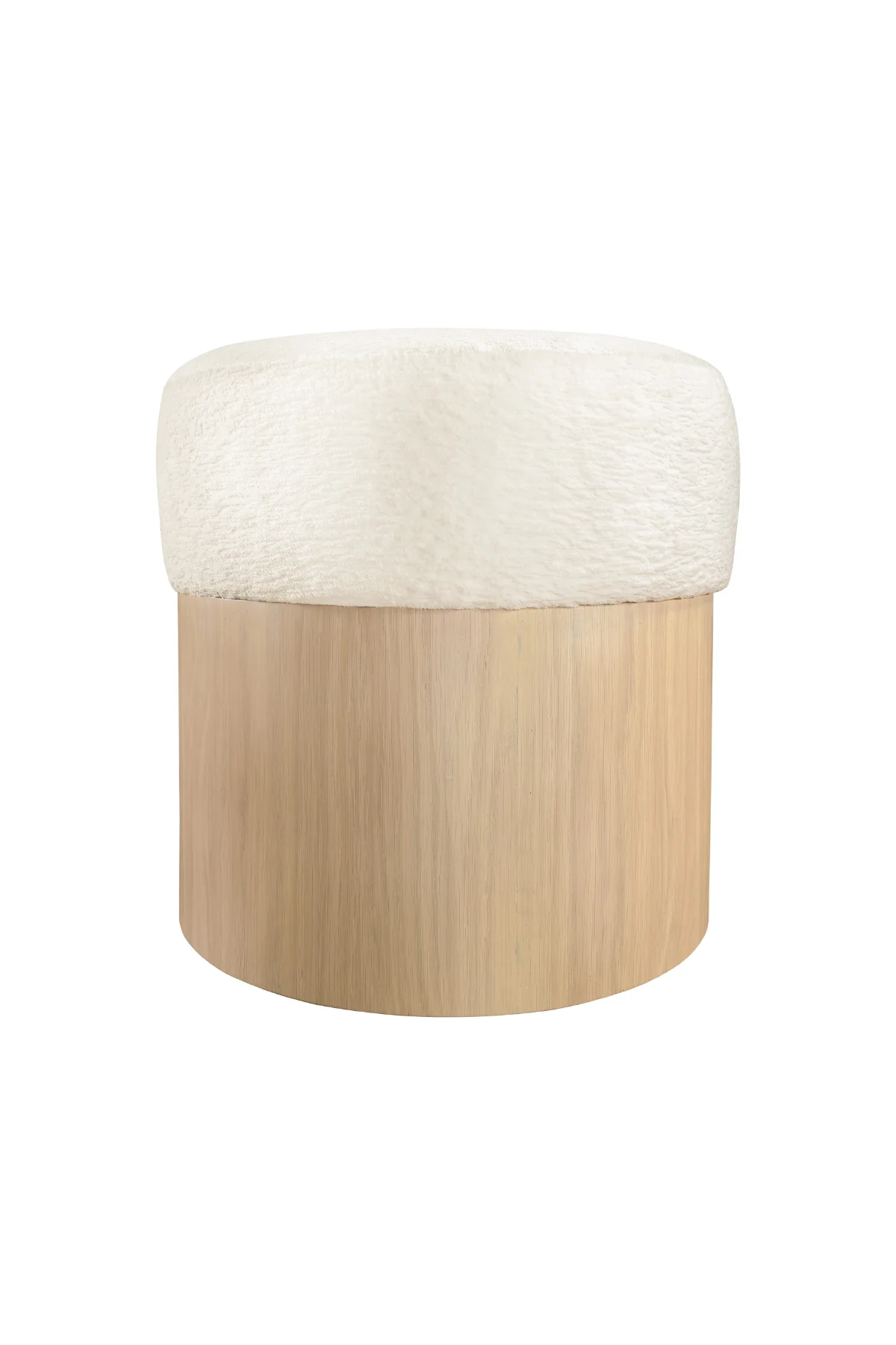 Nimes Velour Fur Ottoman - Image 4