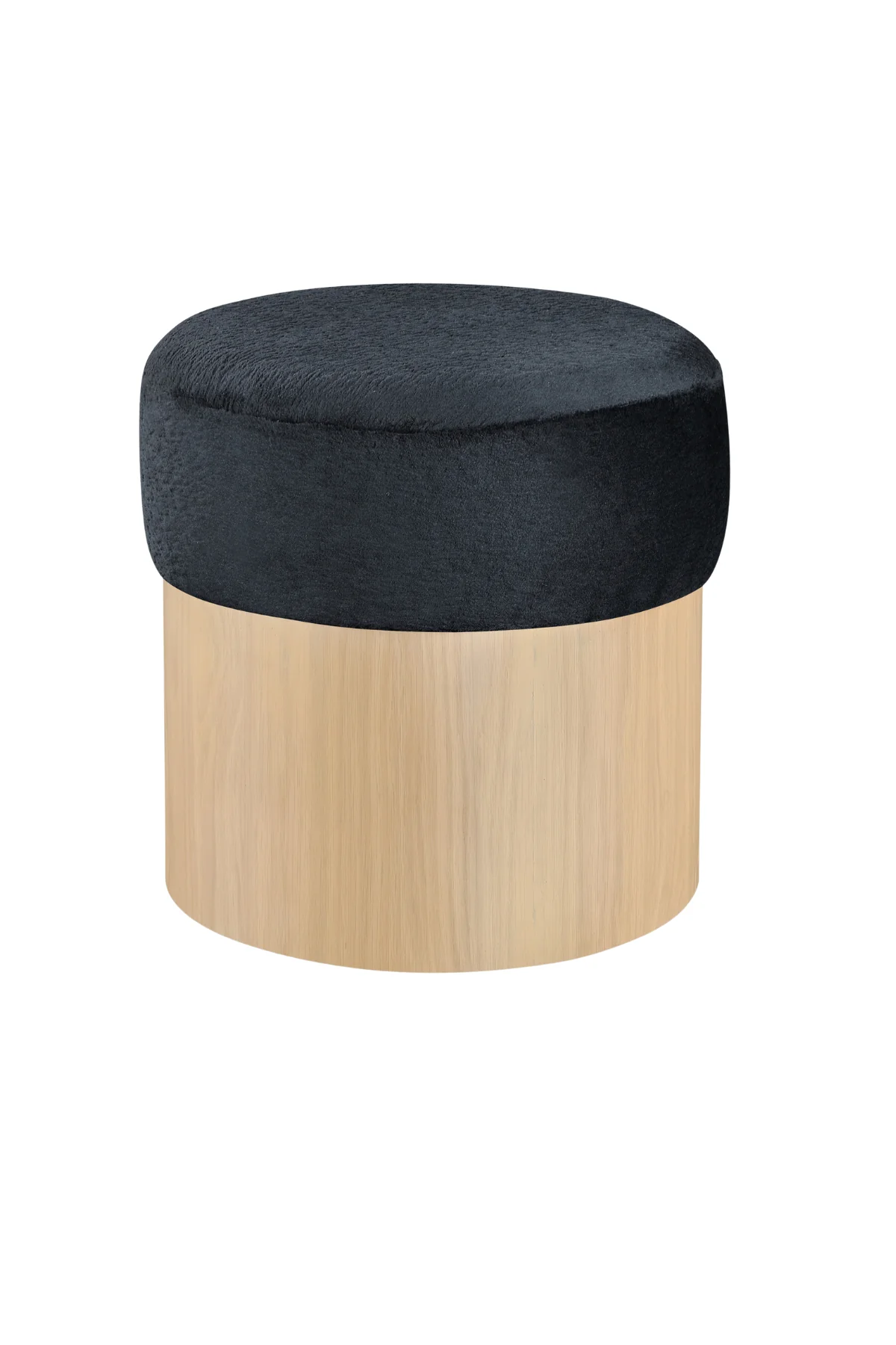 Nimes Velour Fur Ottoman - Image 6