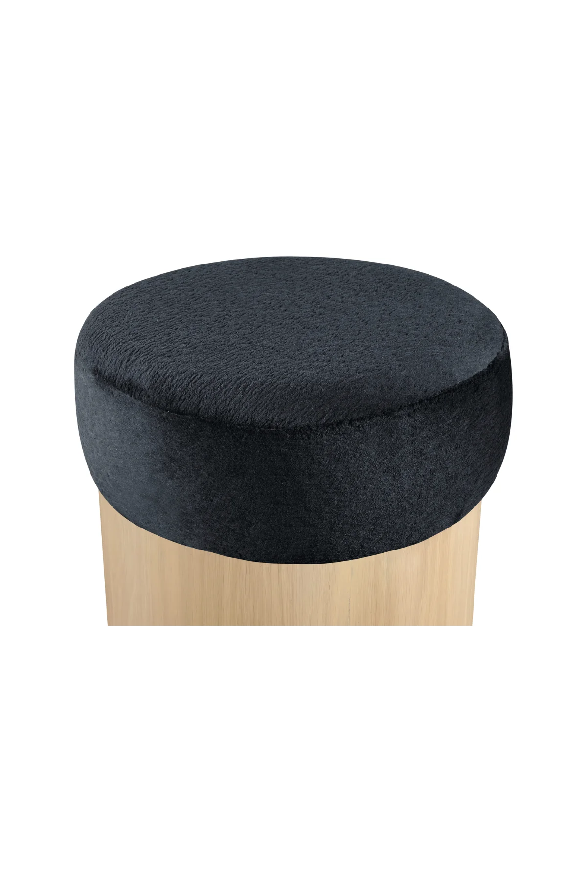 Nimes Velour Fur Ottoman - Image 9