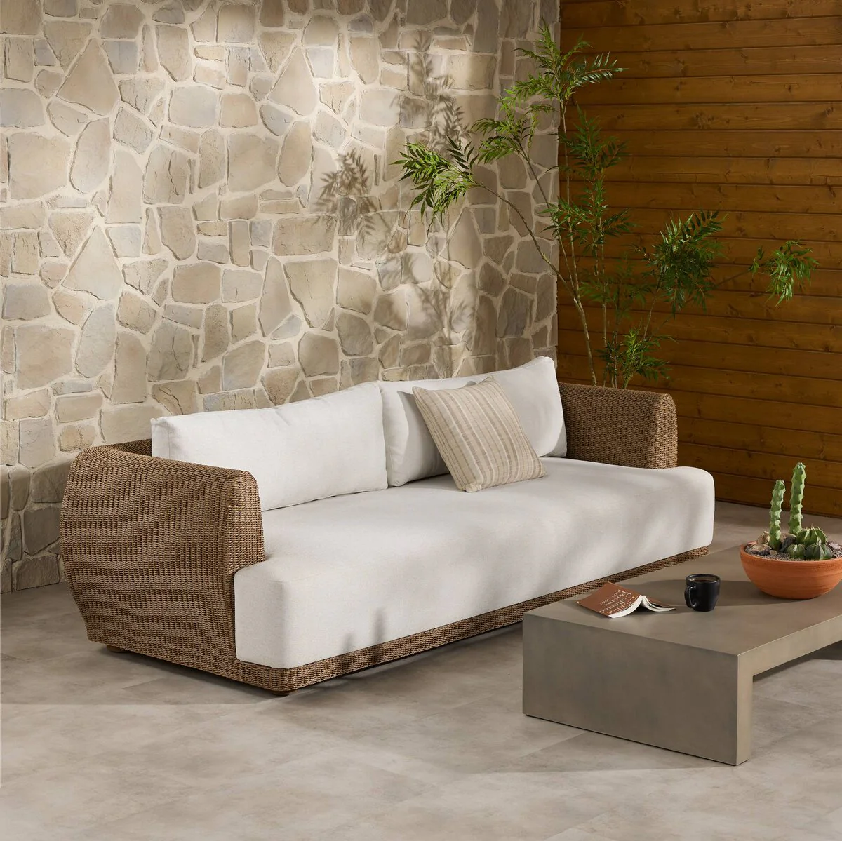 Noble Outdoor Sofa - 104" - Image 2