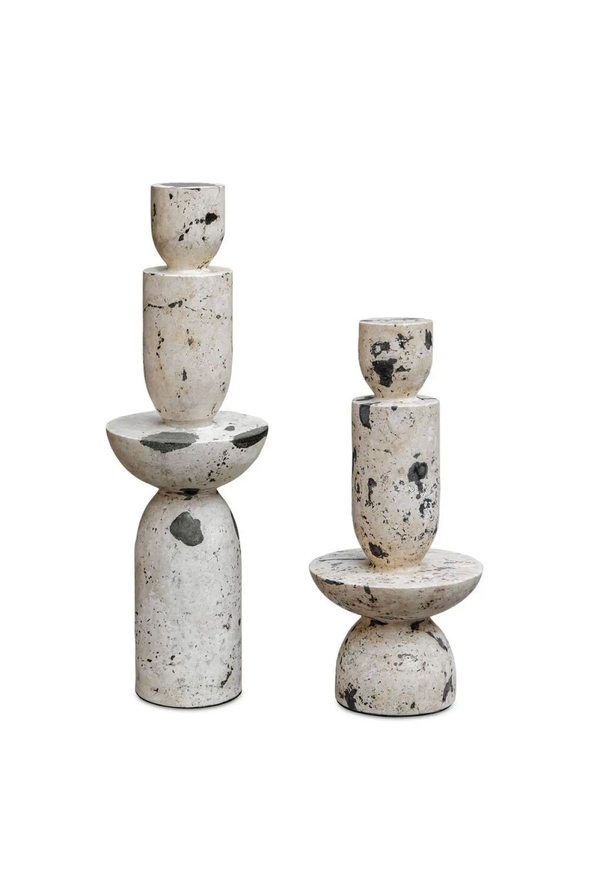Nouveau Tower Outdoor Sculptures - Set of 2