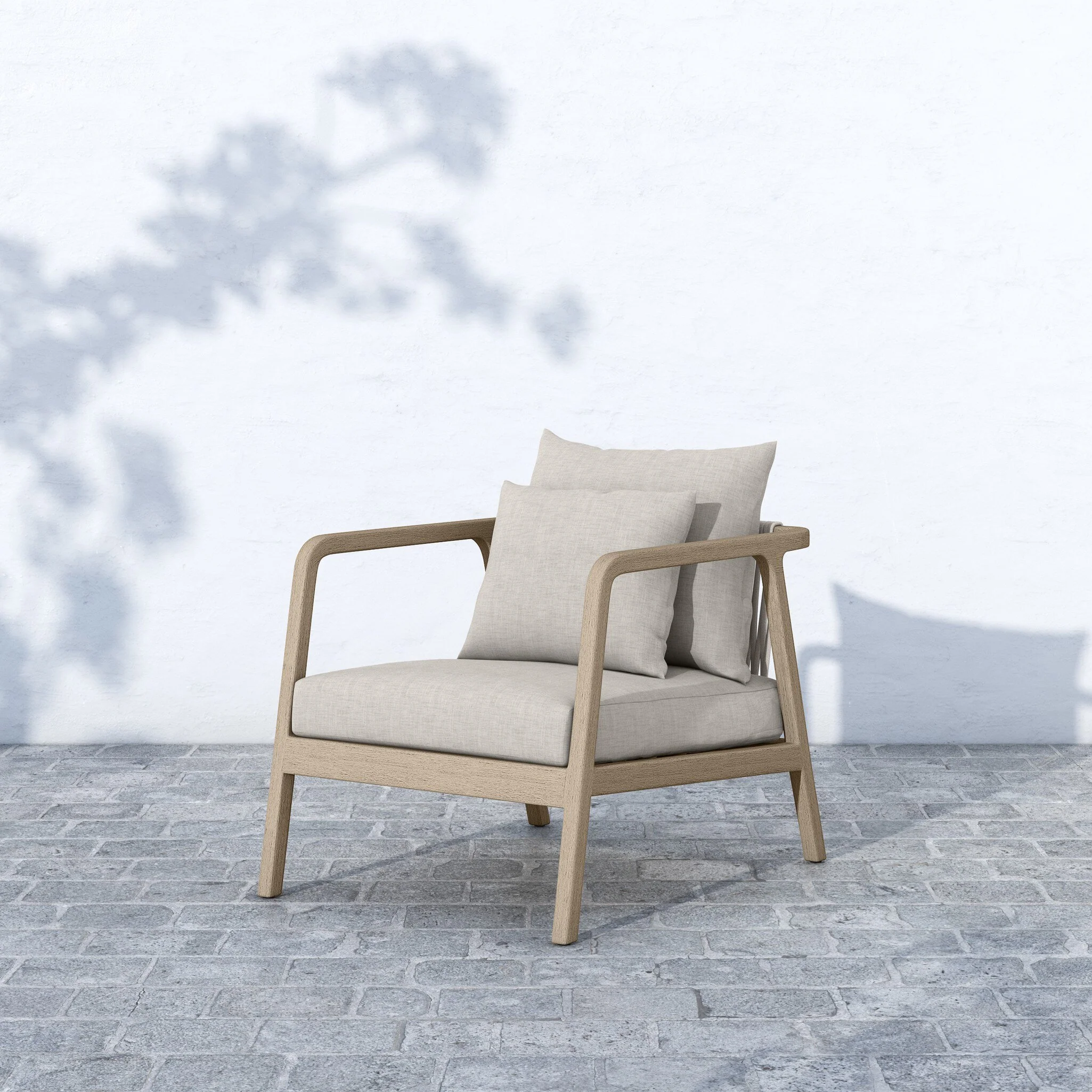 Numa Outdoor Chair - Washed Brown - Image 2
