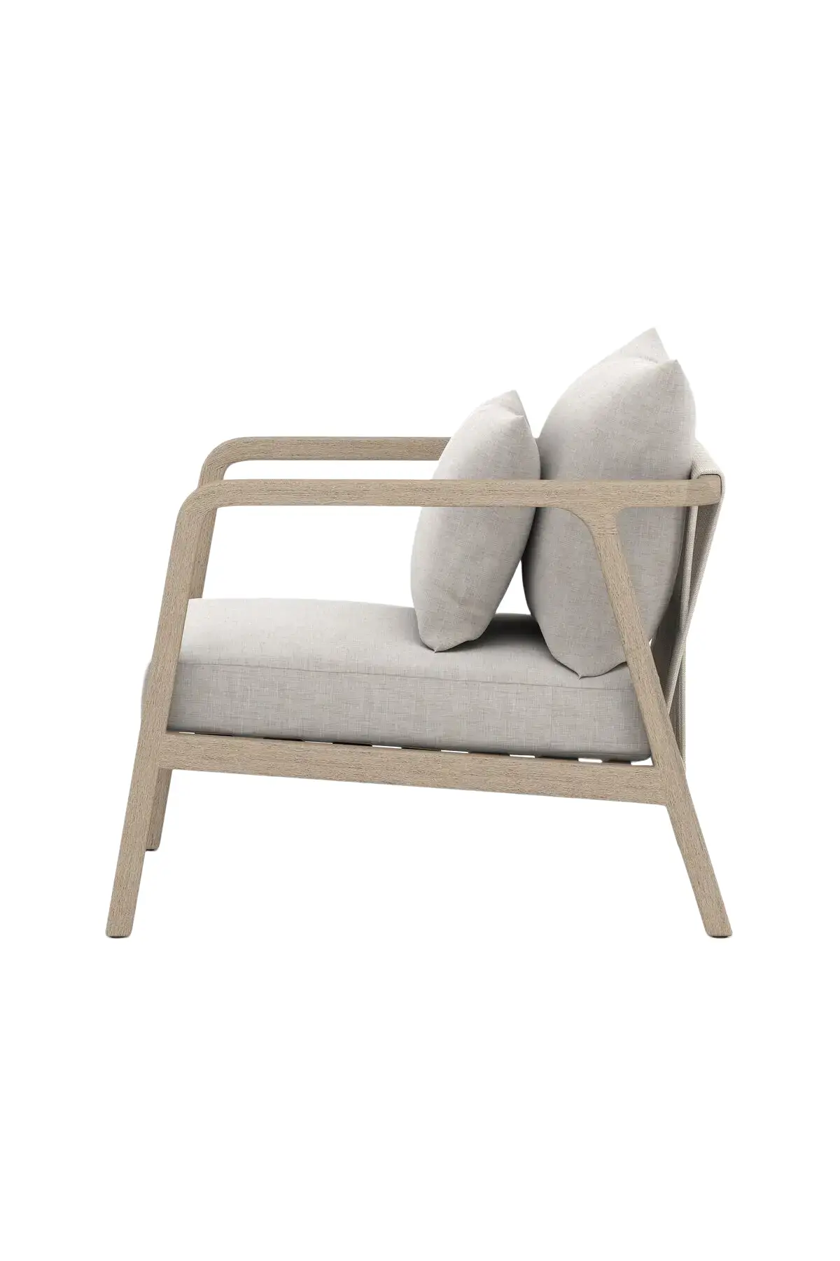 Numa Outdoor Chair - Washed Brown - Image 5