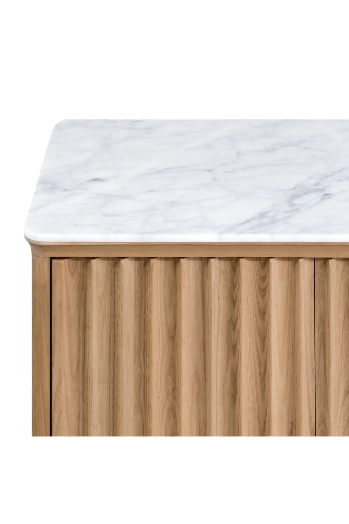 Olive Reeded Cabinet - Image 9