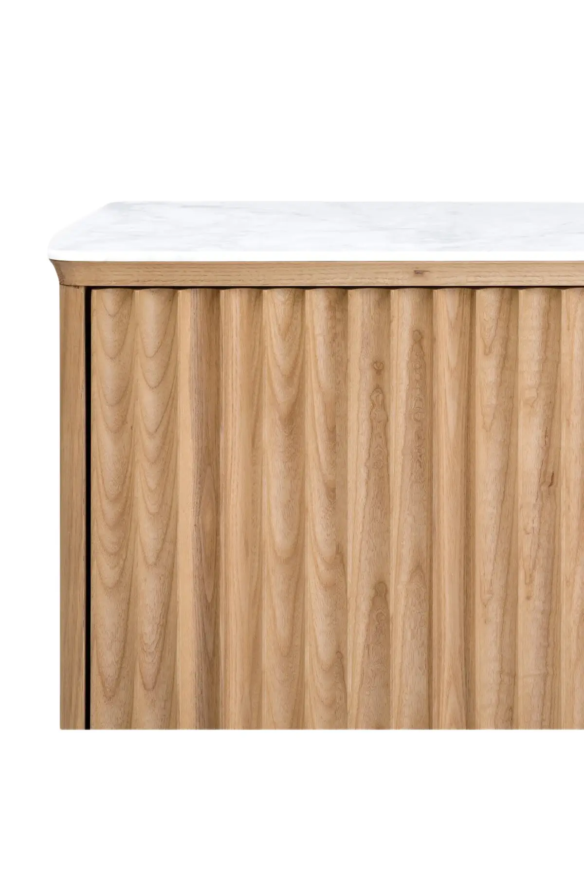Olive Reeded Sideboard - Image 8