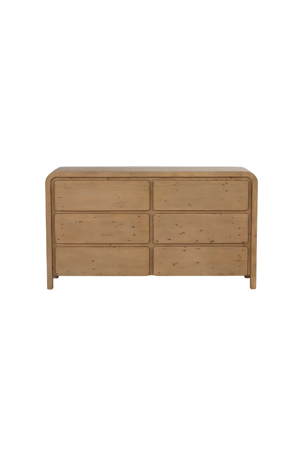 Opera 6-Drawer Dresser - Scrubbed Teak