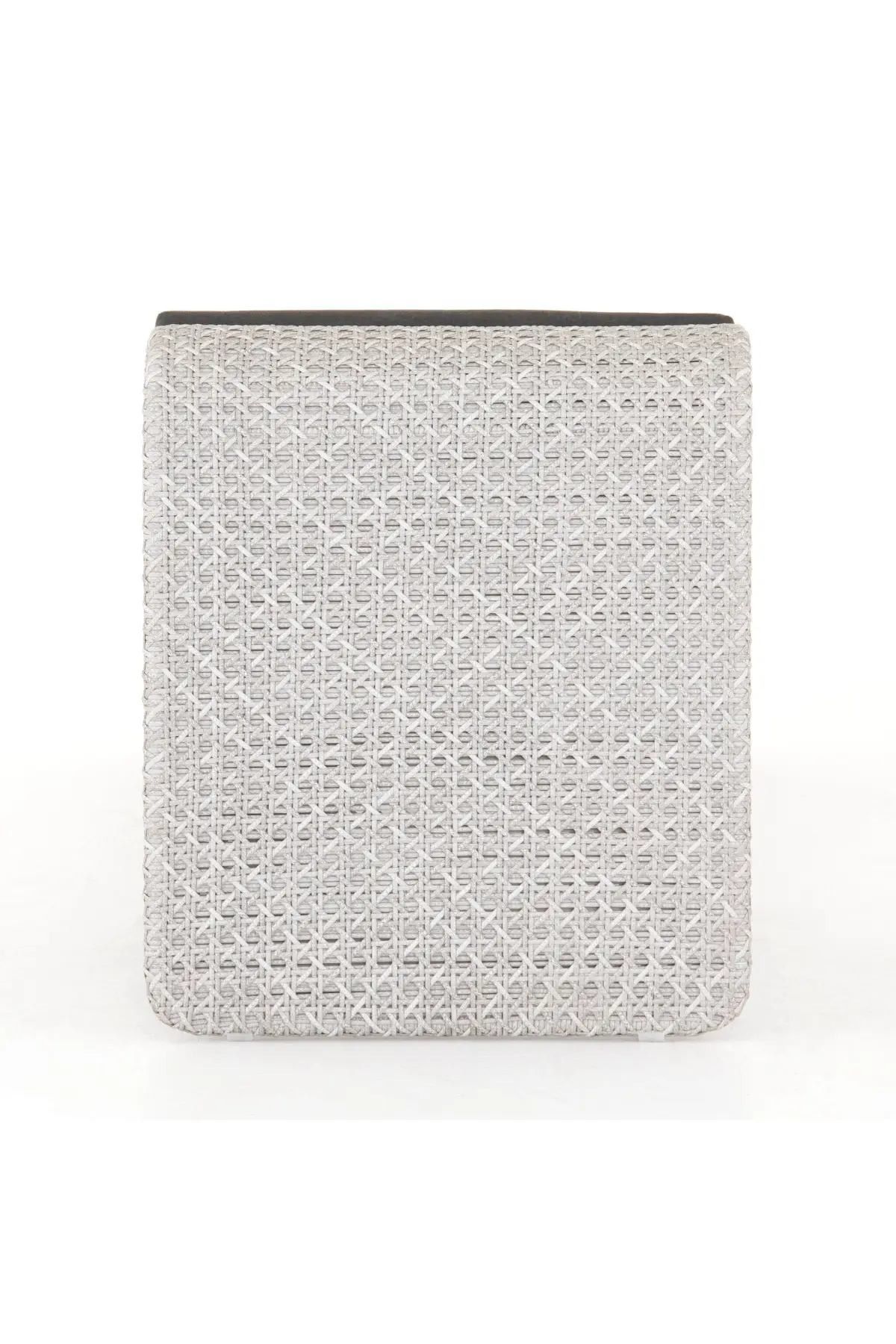 Paige Outdoor Woven Chaise - Brushed Grey - Image 5