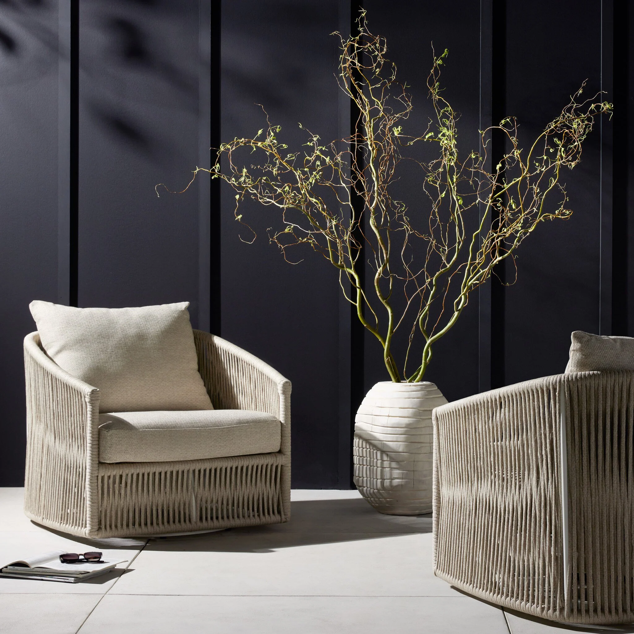 Porto Outdoor Swivel Chair - Image 11