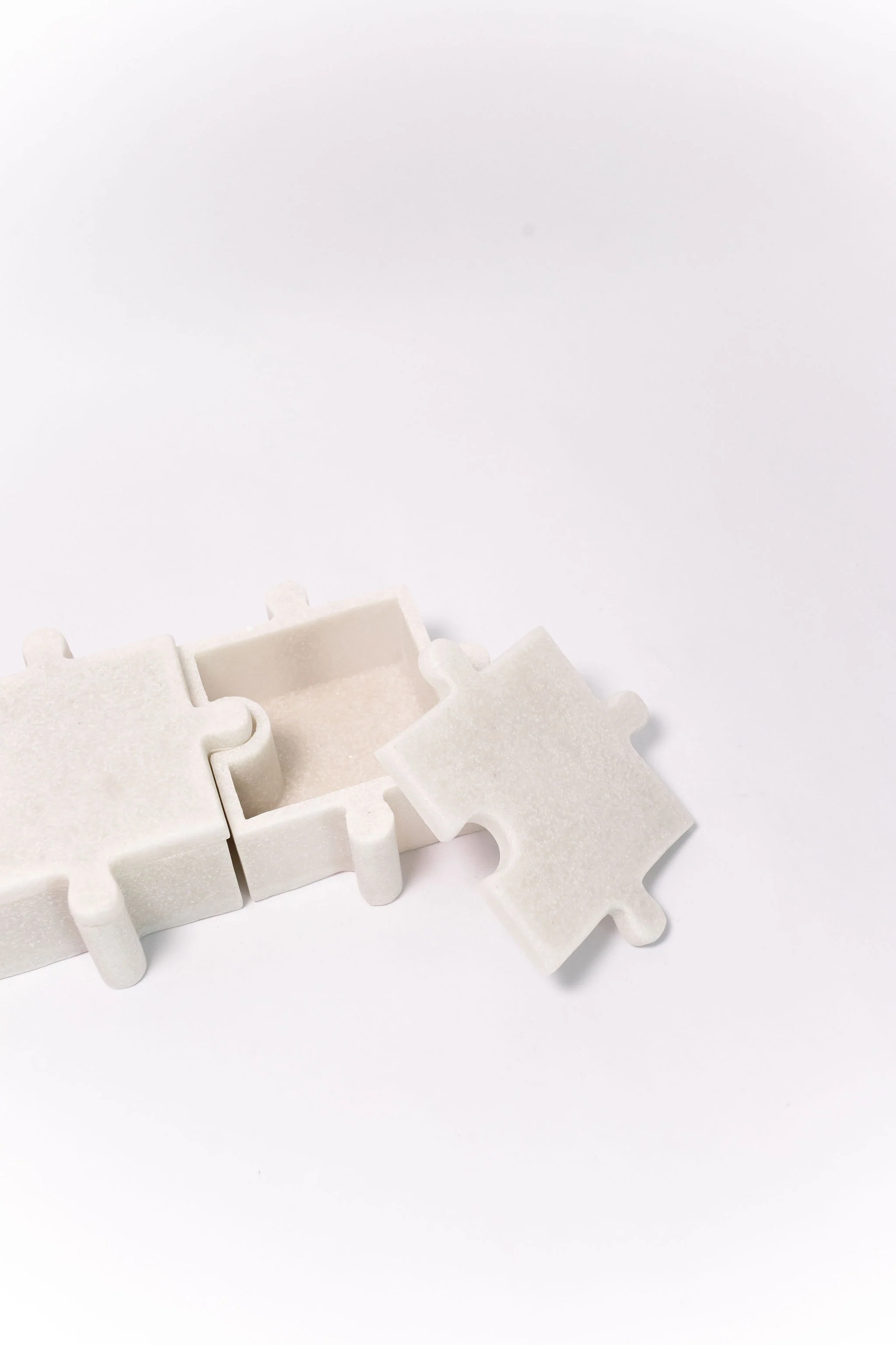 Quartz Puzzle Piece Boxes - Set of 3 - Image 3
