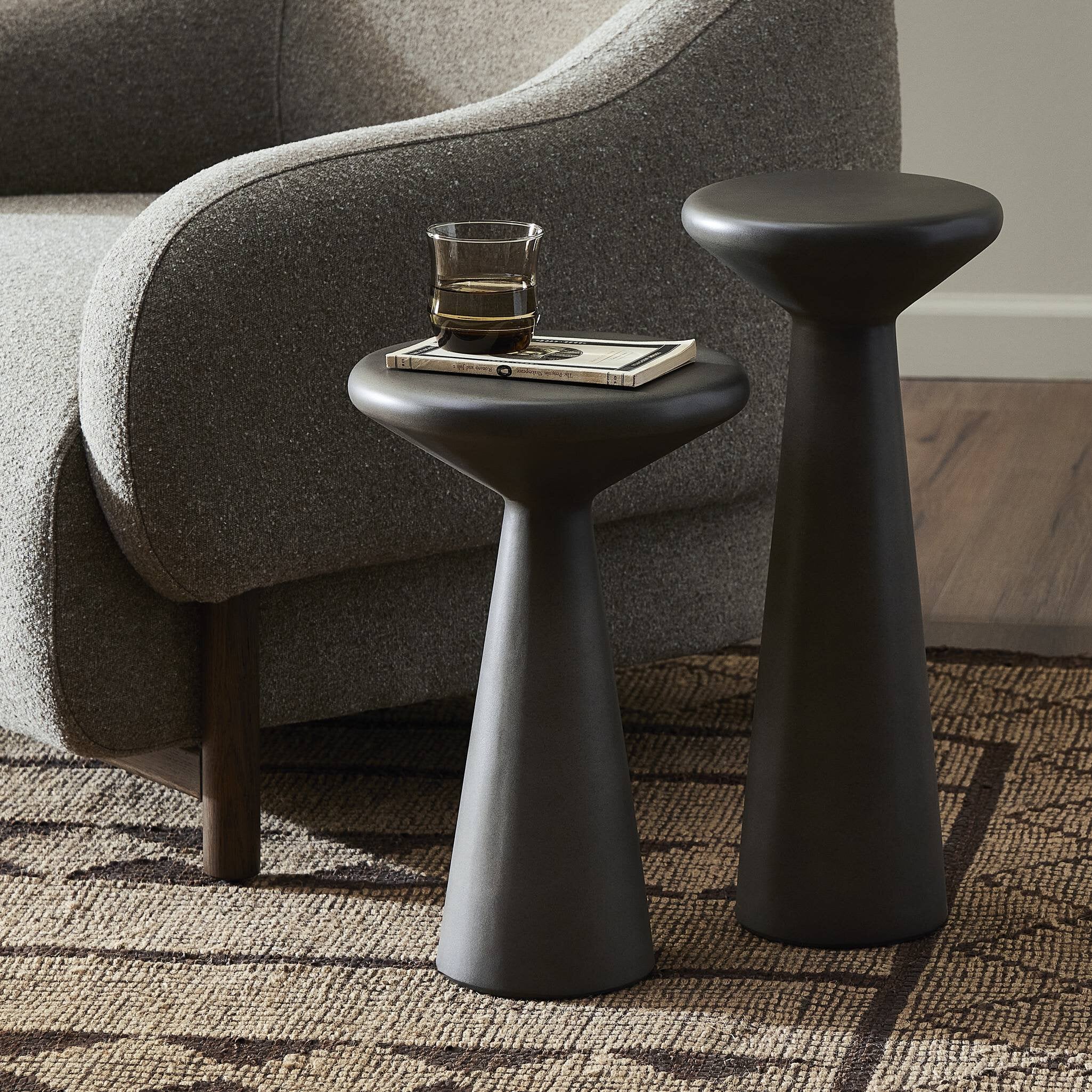 Ravine Concrete Accent Tables - Set Of 2 - Image 10