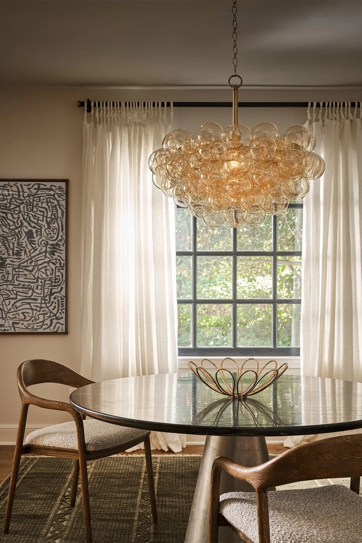 Regina Andrew Bubbles Chandelier Amber - Image 2