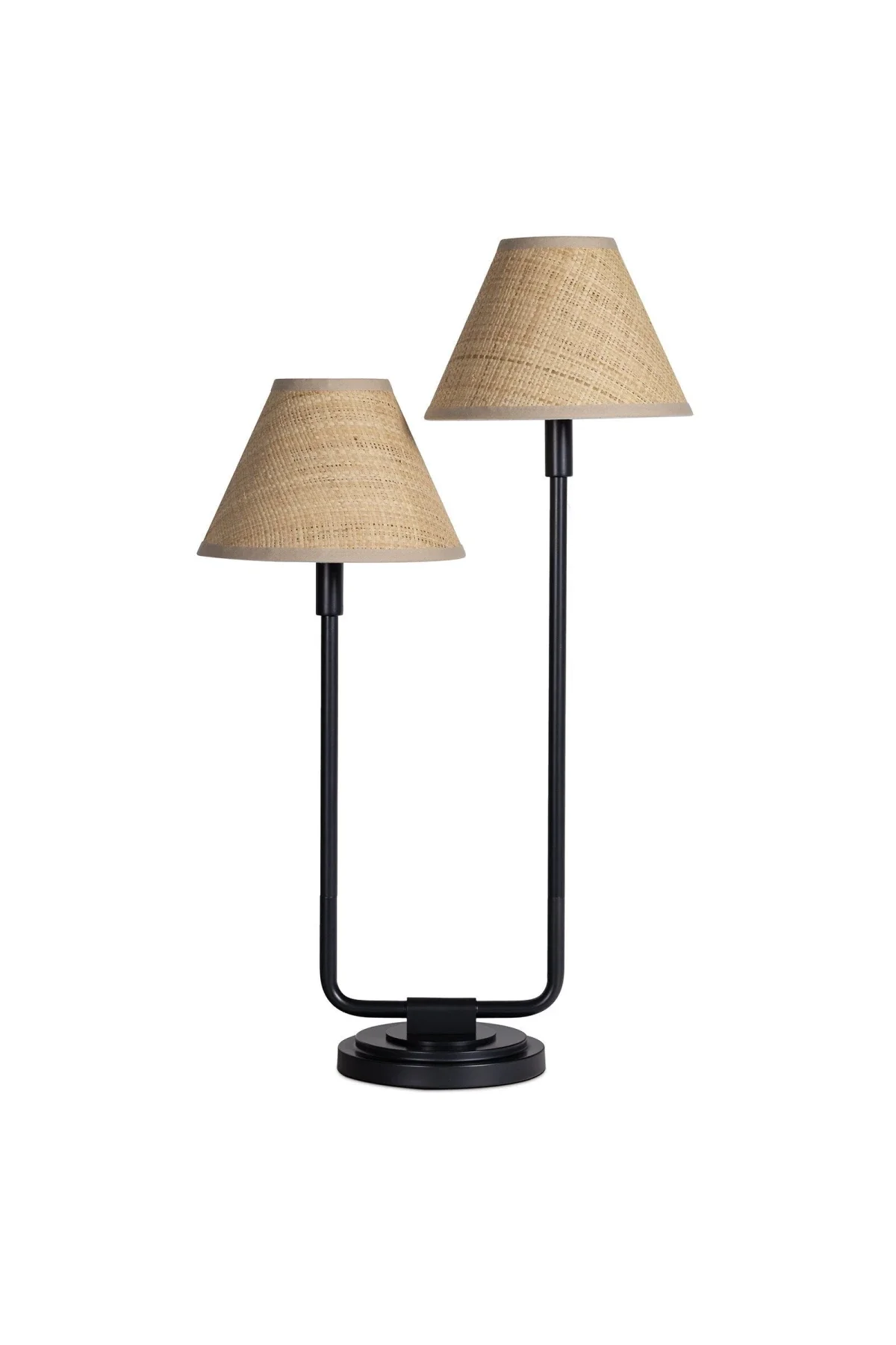 Regina Andrew Polly Double Arm Table Lamp - Rattan - Image 5