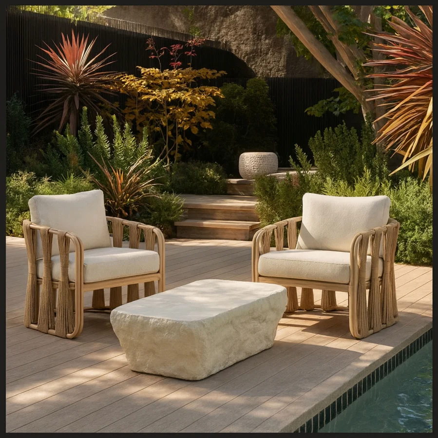 Rockford Concrete Indoor/Outdoor Coffee Table - Image 2