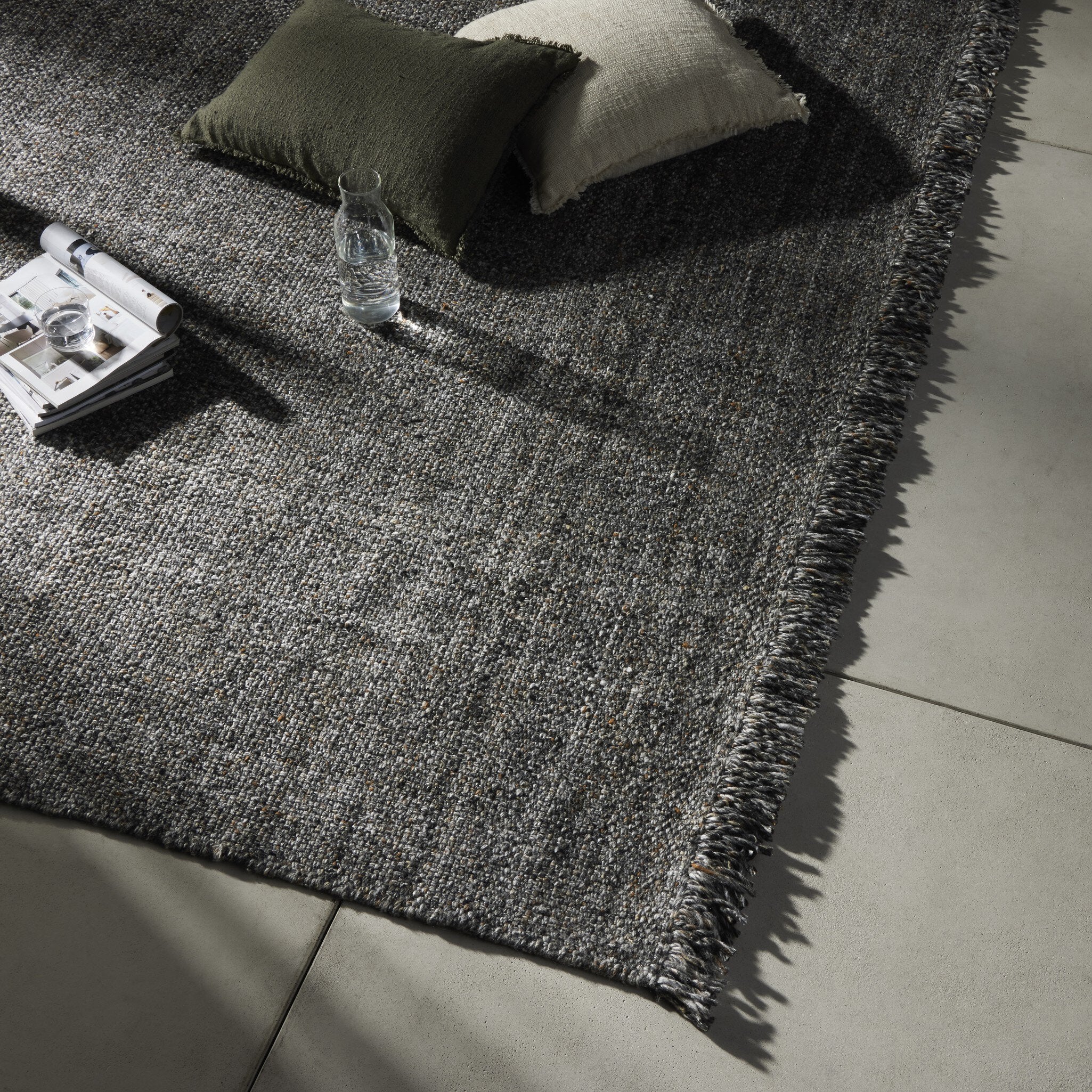 Ruttan Outdoor Rug - Slate - Image 2