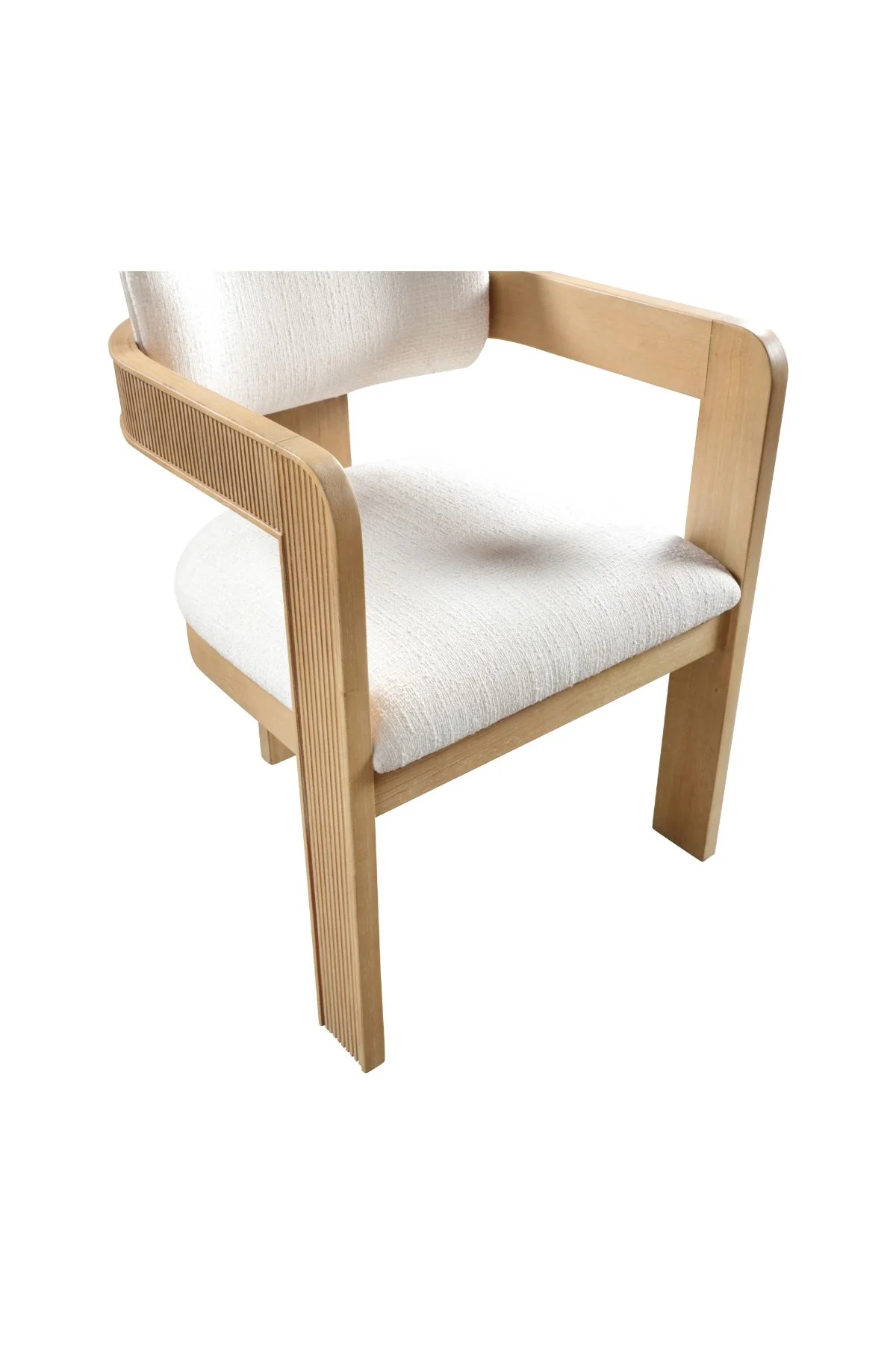 Sacha Linen Textured Dining Chair - Set of 2 - Image 6
