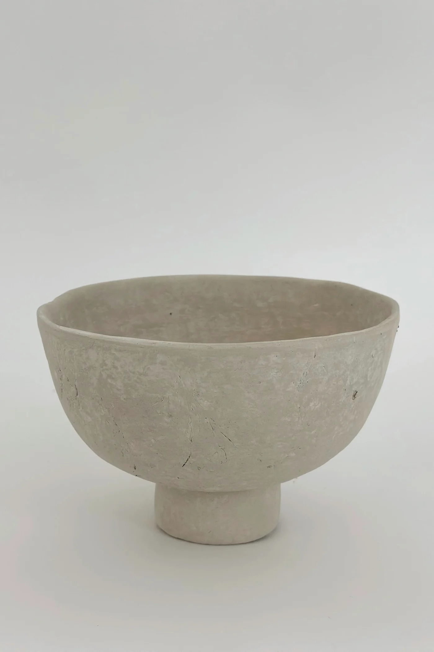 Santa Cruz Paper Mache Pedestal Bowl
