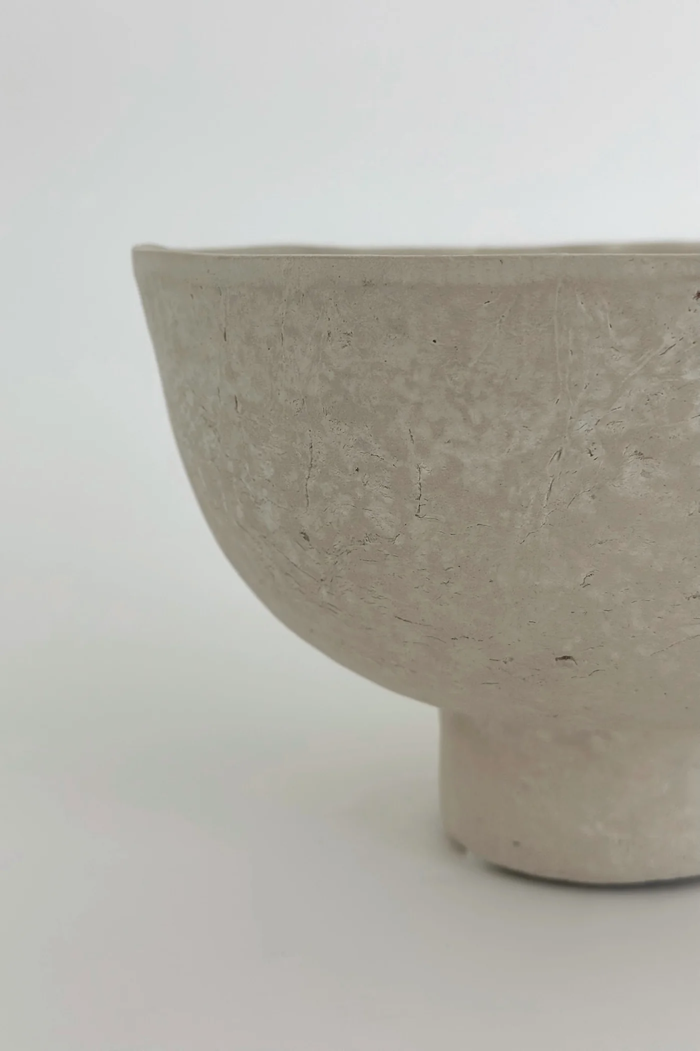 Santa Cruz Paper Mache Pedestal Bowl - Image 5