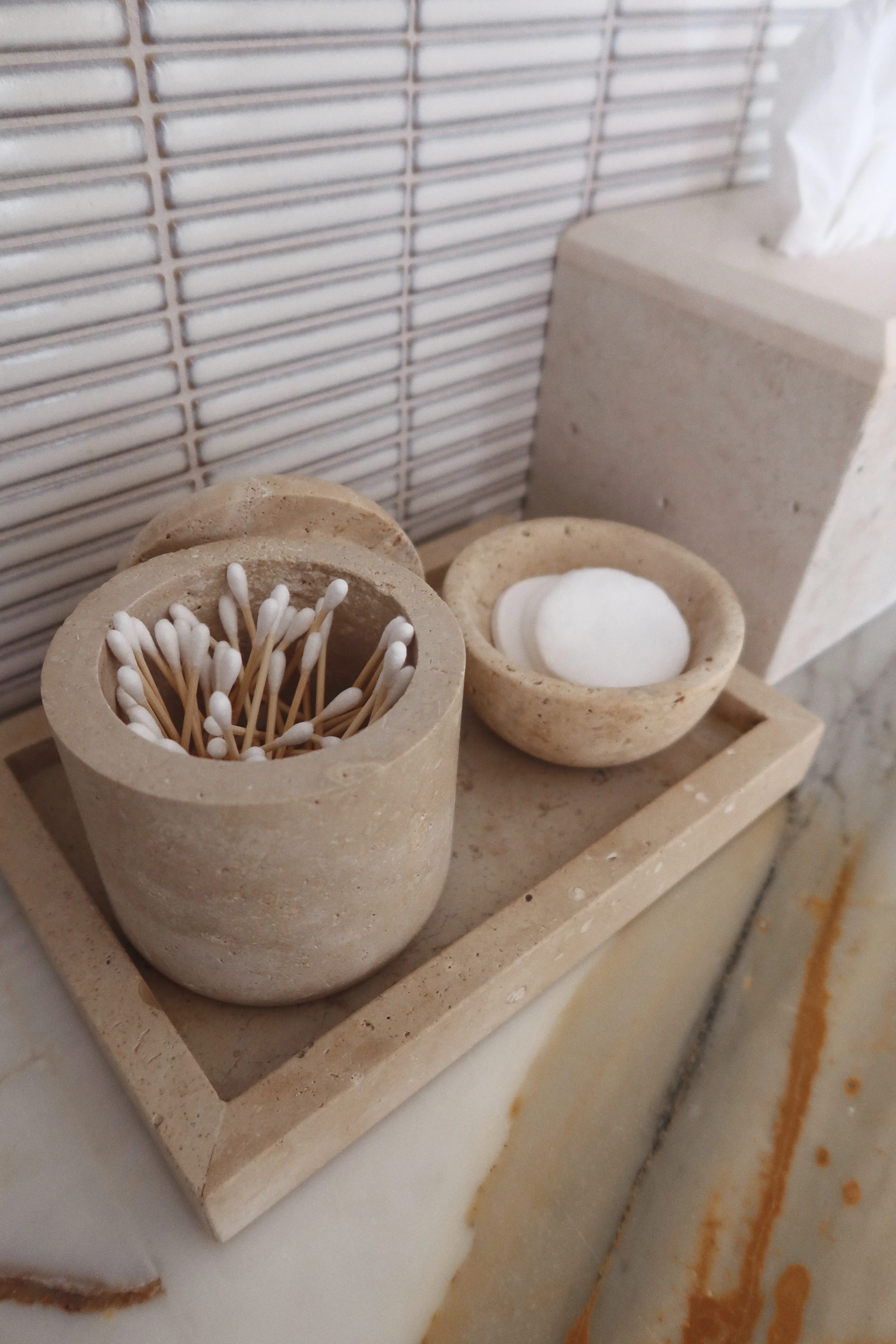 Santana Travertine Bowl - Image 6