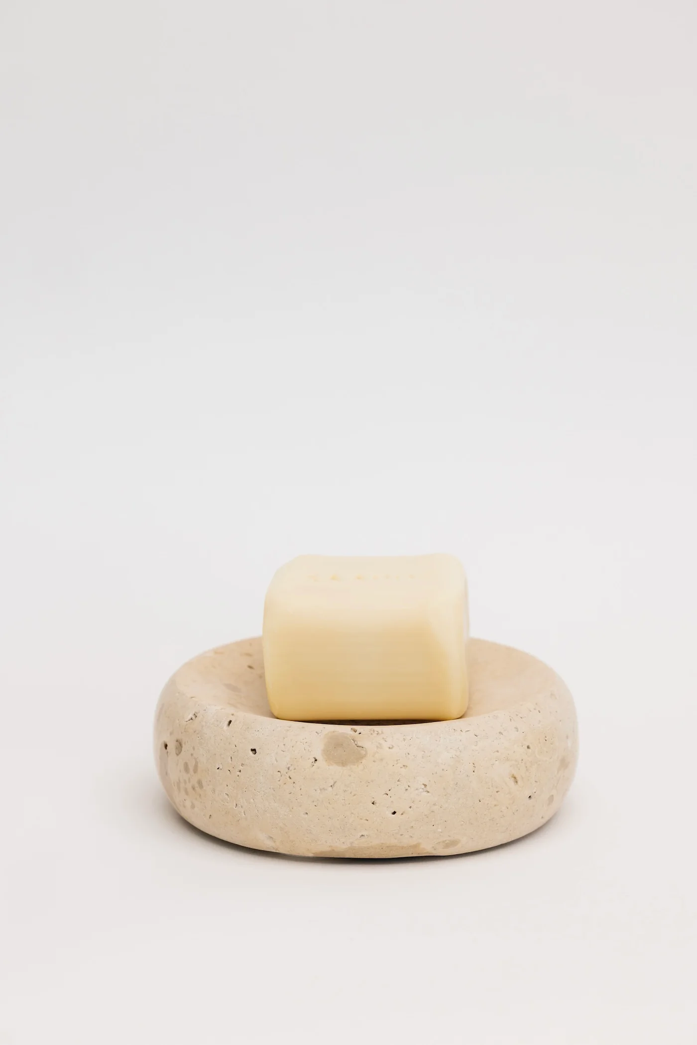 Santana Travertine Soap Dish
