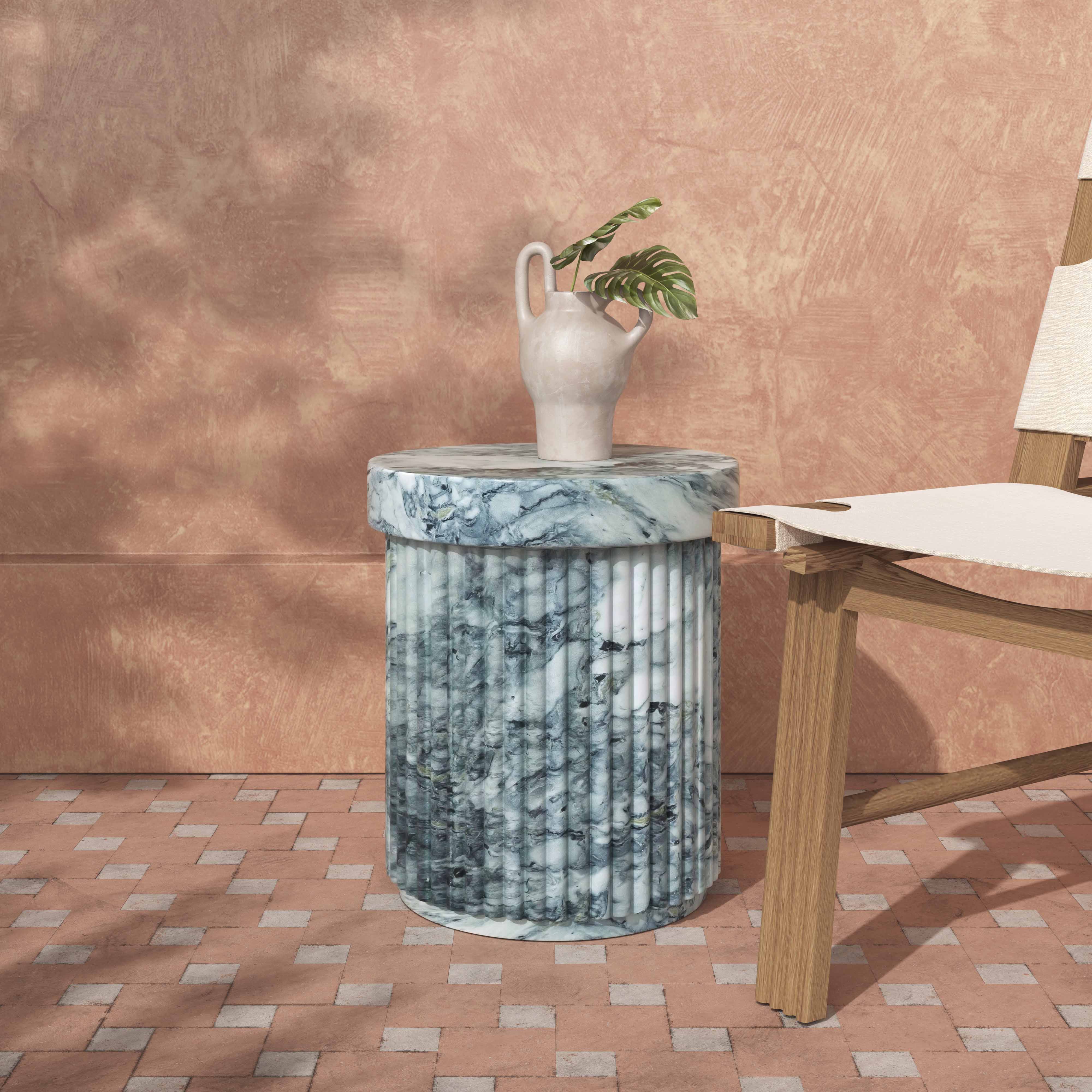Serafina Concrete Side Table - Image 2