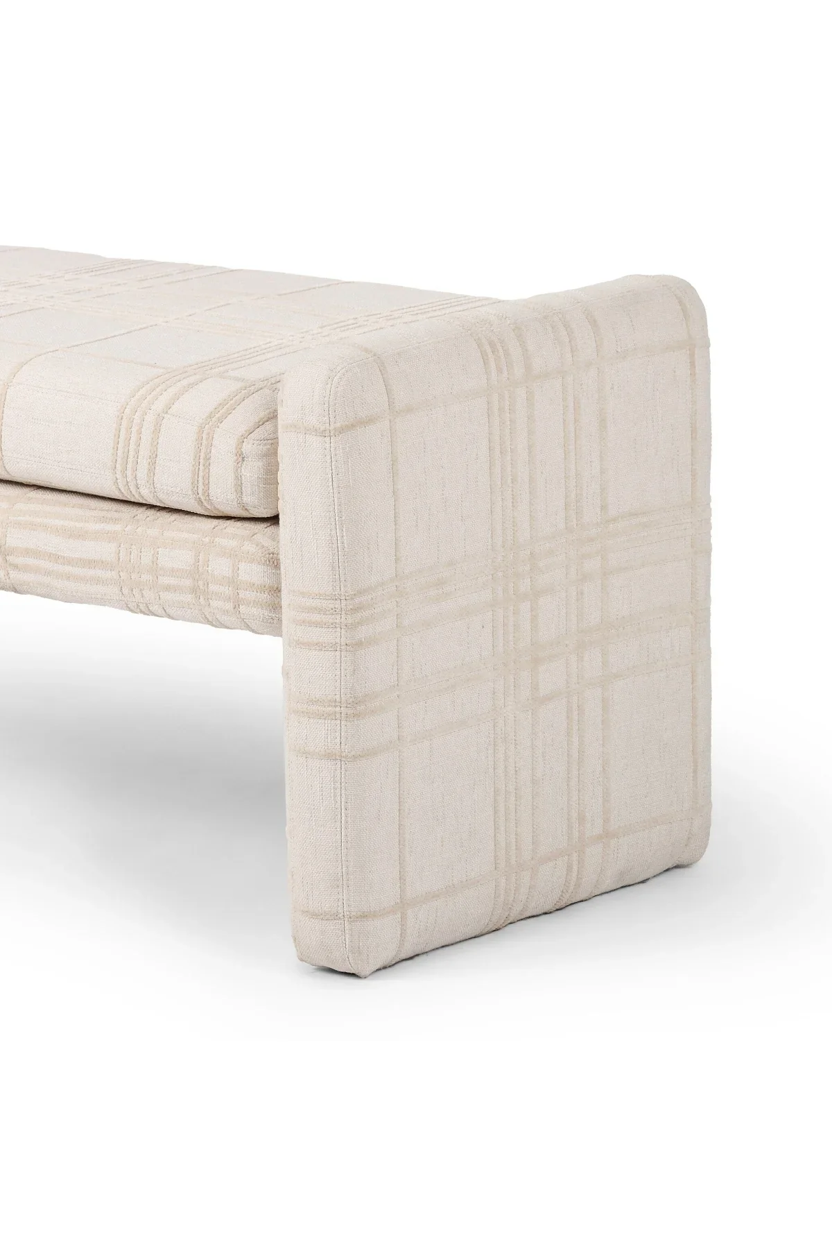 Serena Accent Bench - Sheffield Ivory - Image 6