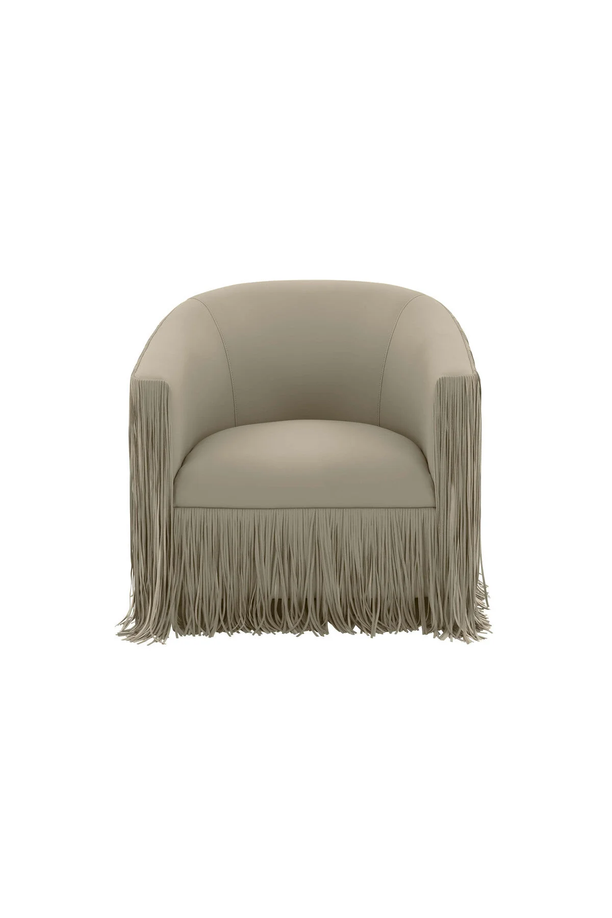 Shag Me Leather Swivel Chair - Image 2