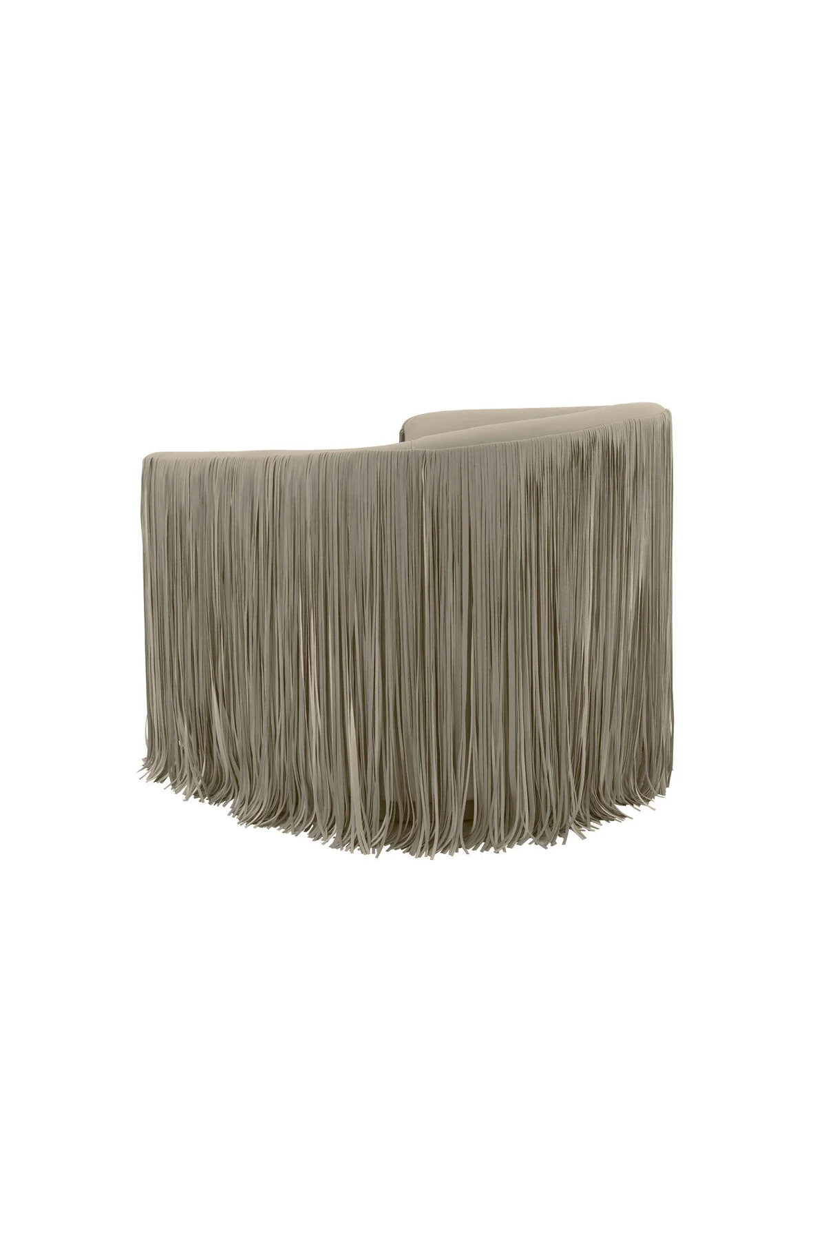 Shag Me Leather Swivel Chair - Image 4