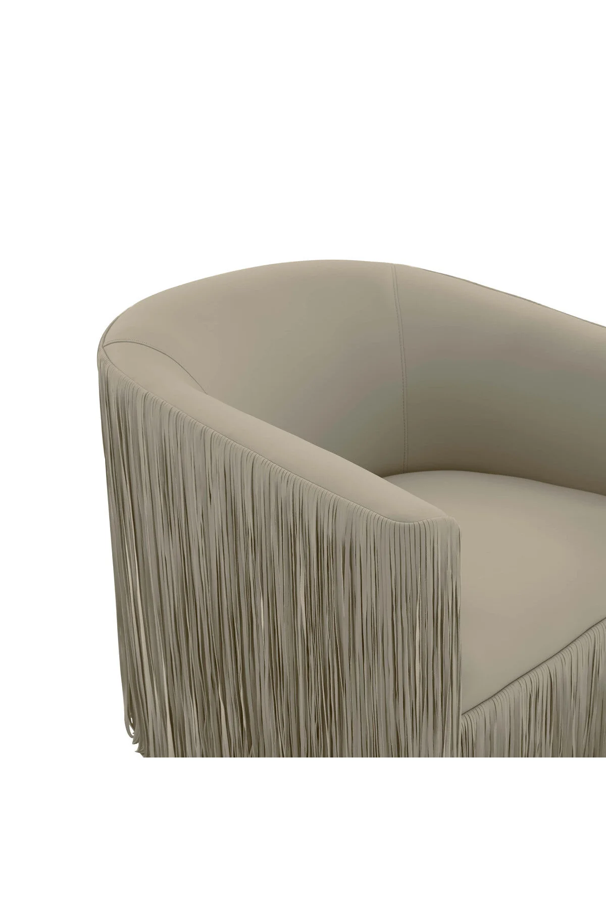 Shag Me Leather Swivel Chair - Image 5