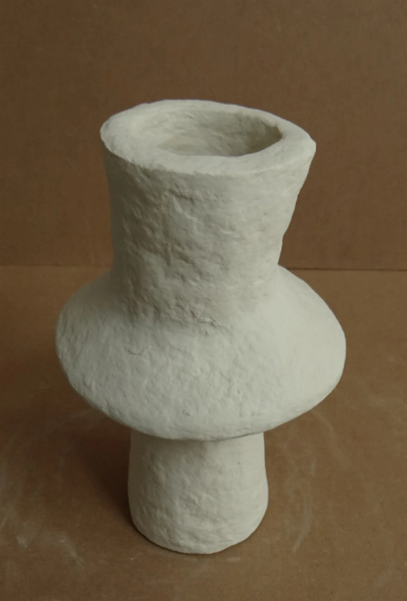 Sheridan Paper Mache Vase - Off-White - Image 2
