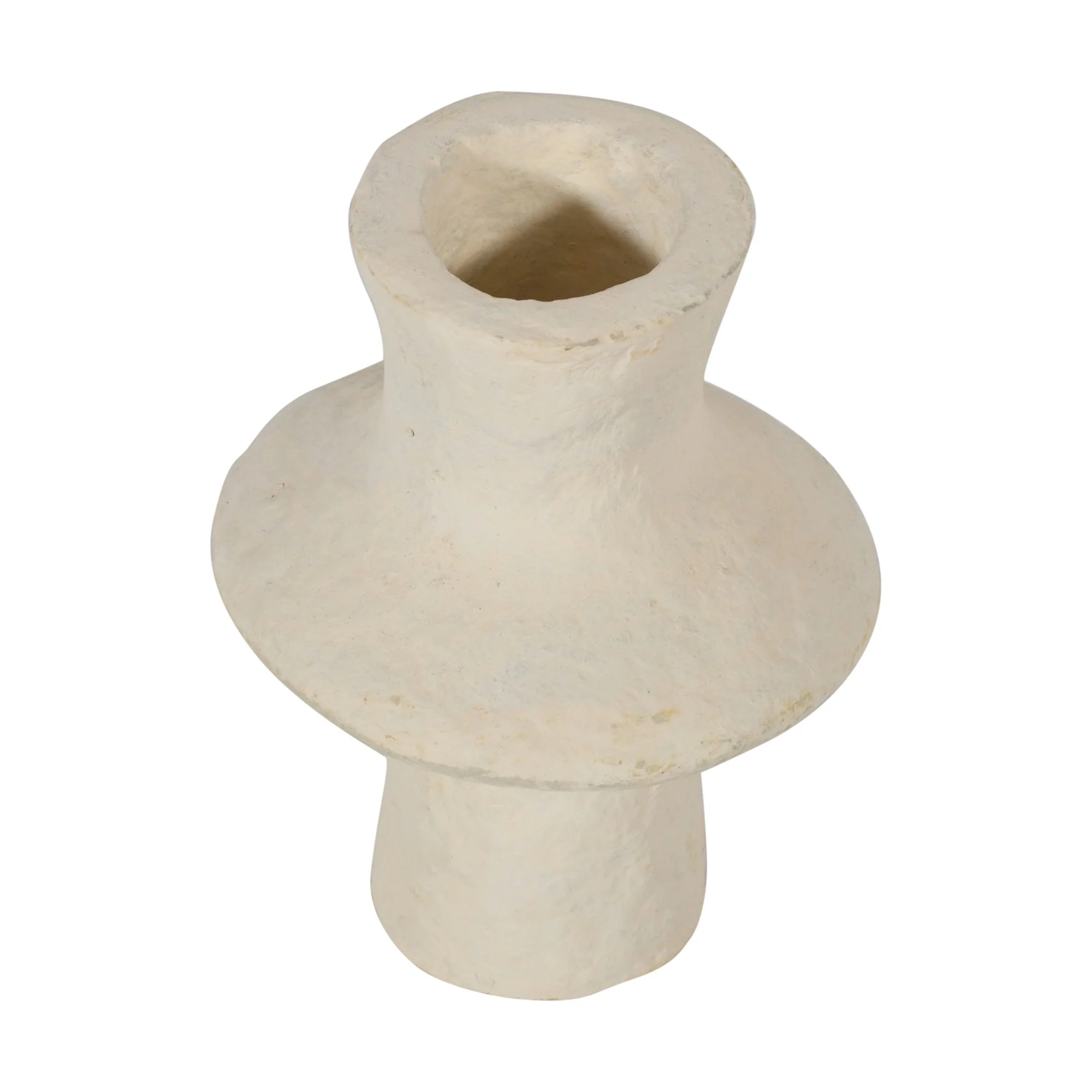 Sheridan Paper Mache Vase - Off-White - Image 3